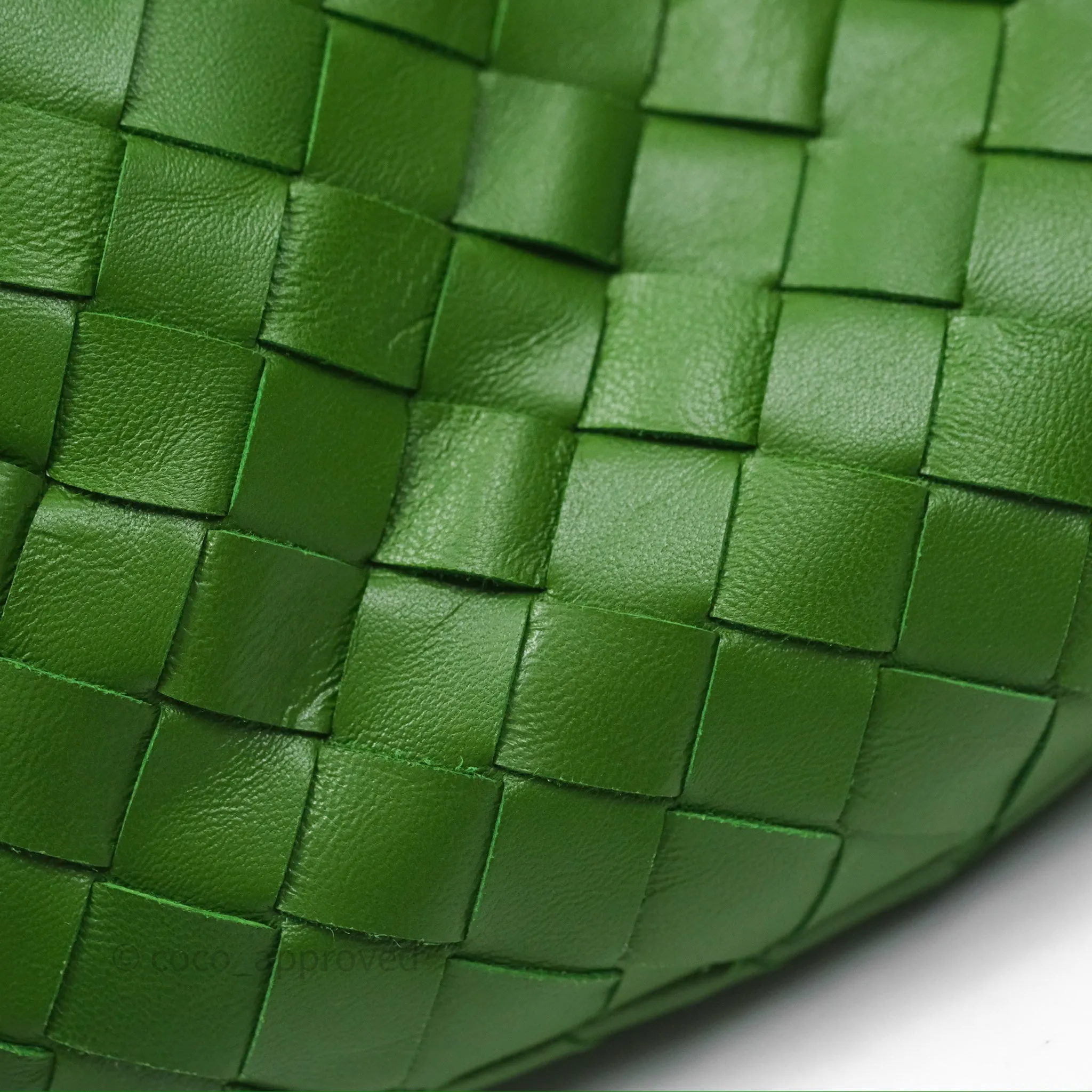 Bottega Veneta Teen Jodie Green Intrecciato Lambskin