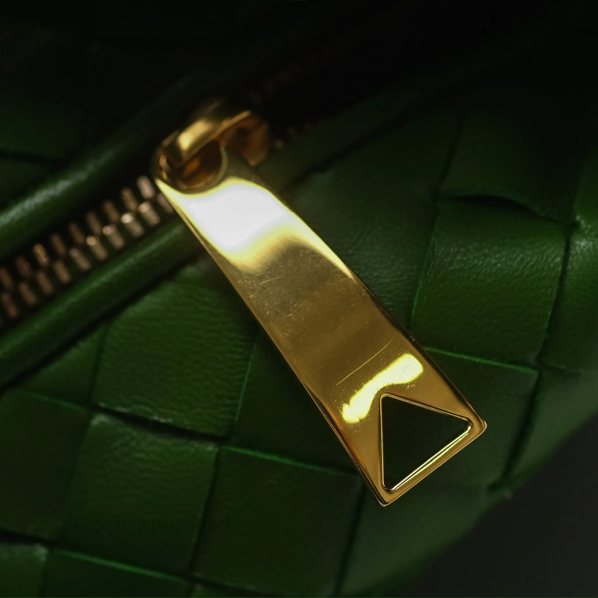 Bottega Veneta Teen Jodie Green Intrecciato Lambskin