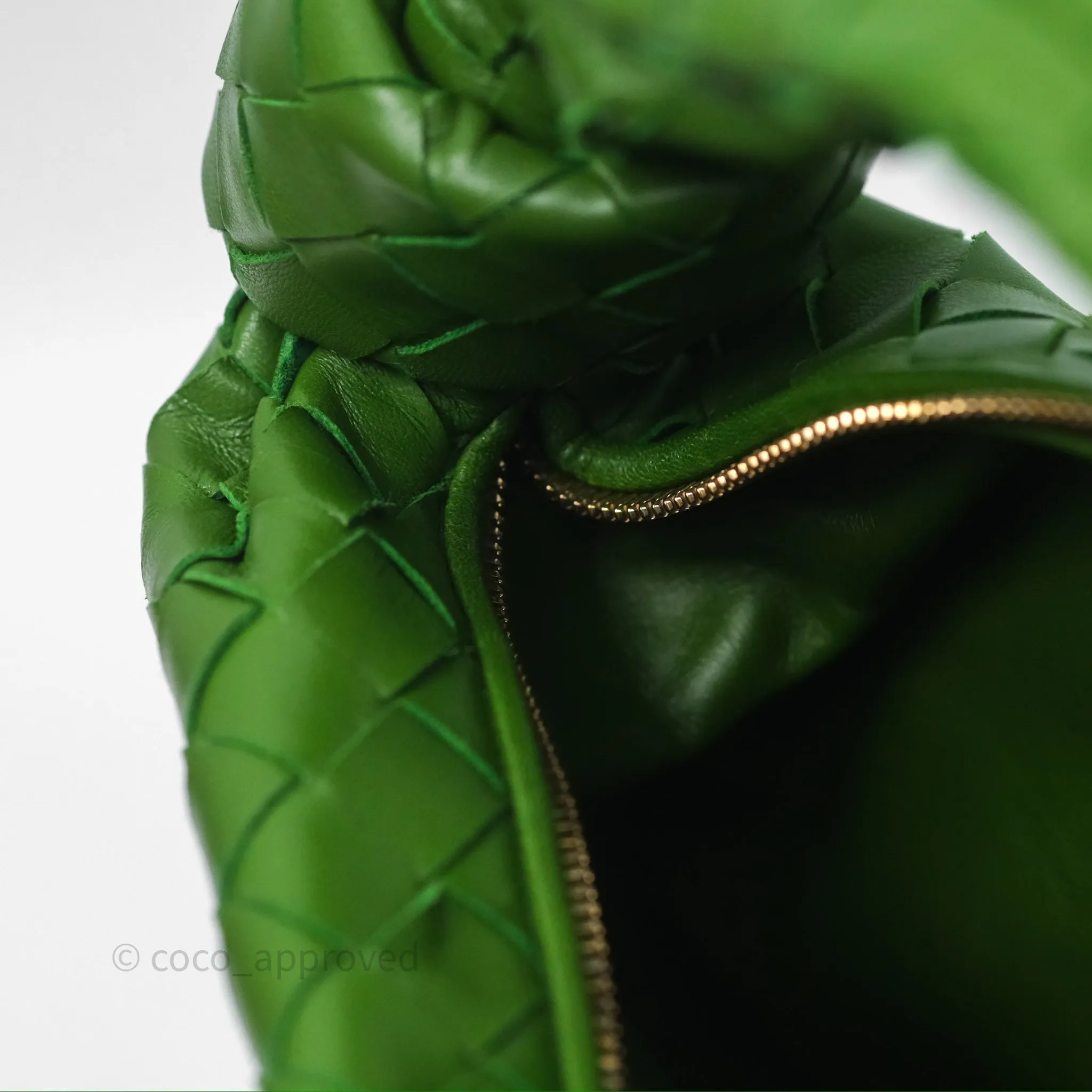 Bottega Veneta Teen Jodie Green Intrecciato Lambskin