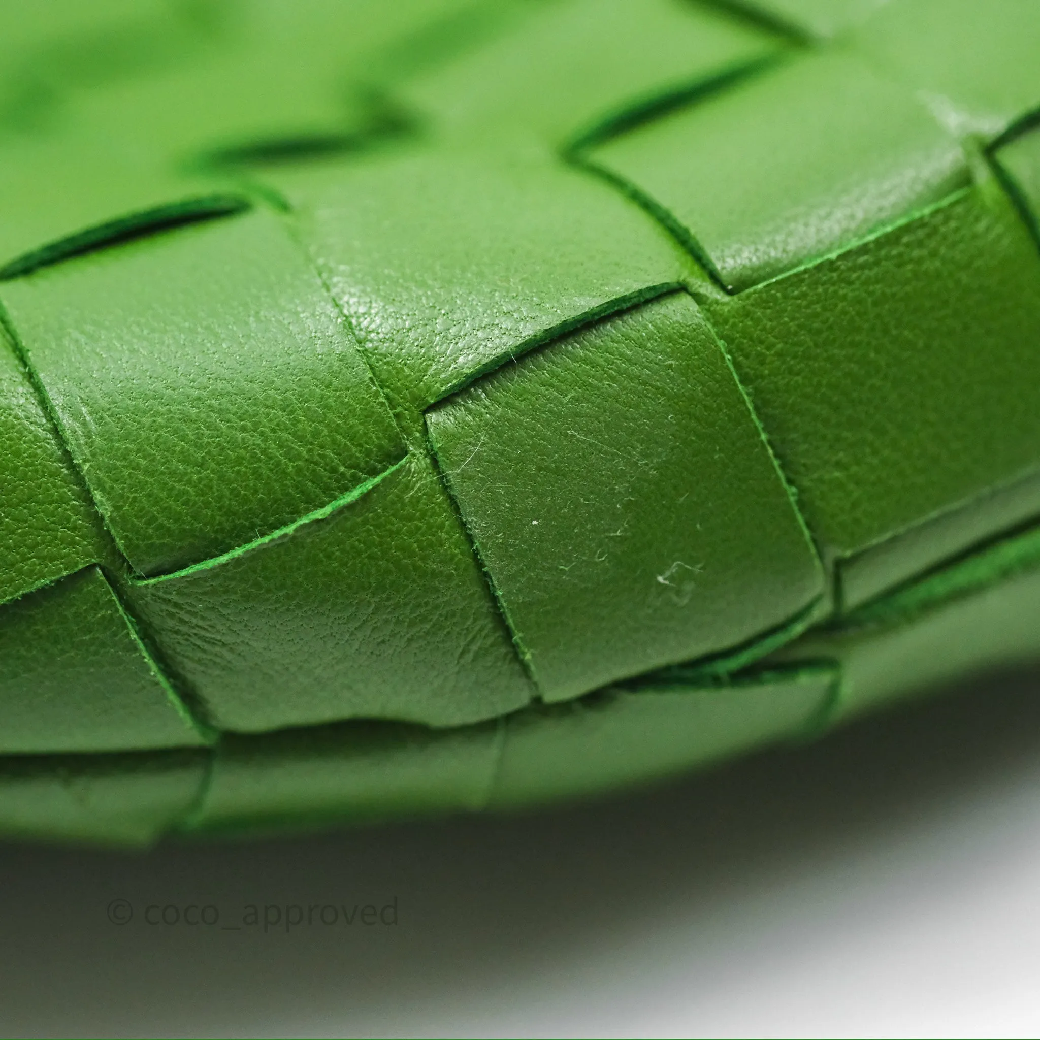 Bottega Veneta Teen Jodie Green Intrecciato Lambskin