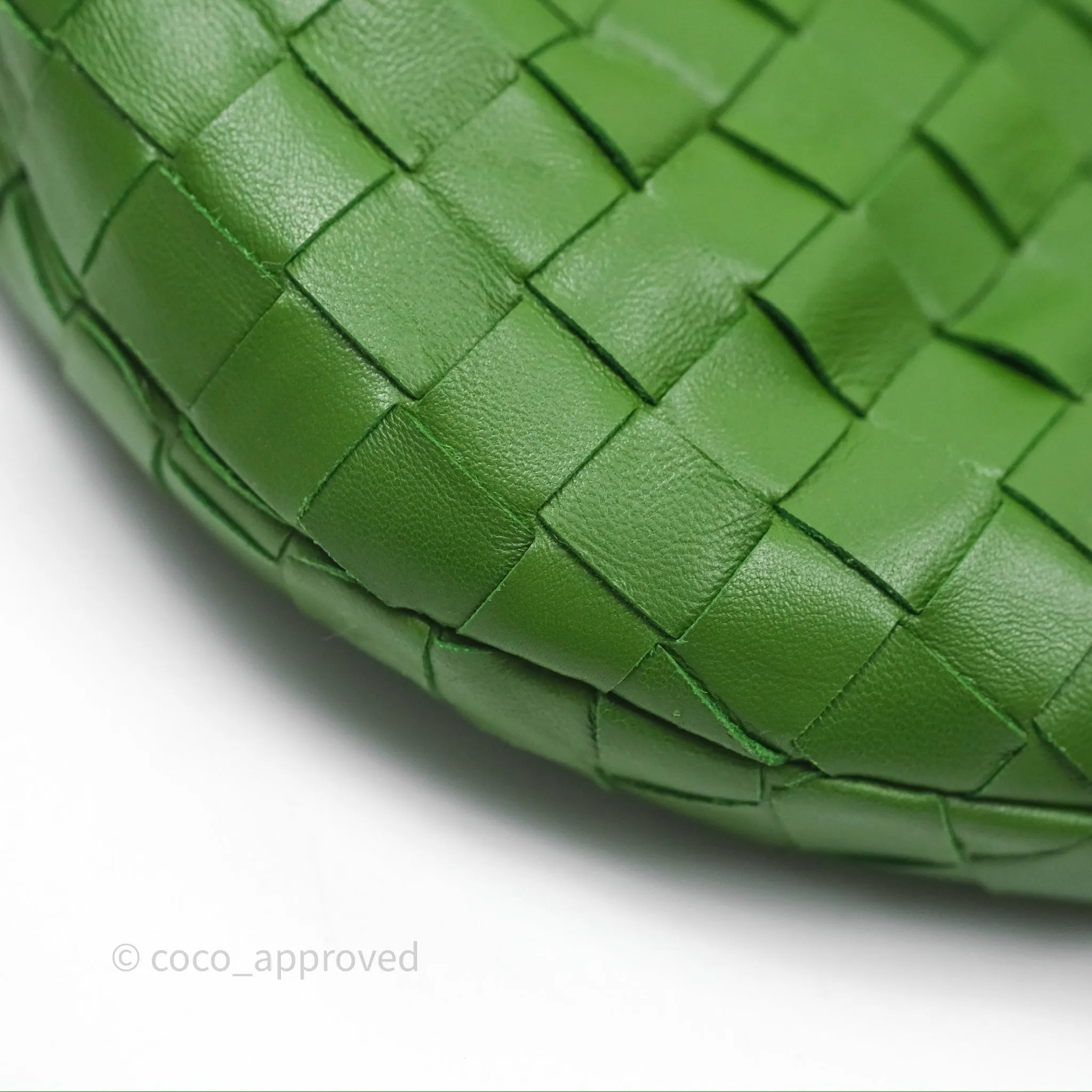 Bottega Veneta Teen Jodie Green Intrecciato Lambskin
