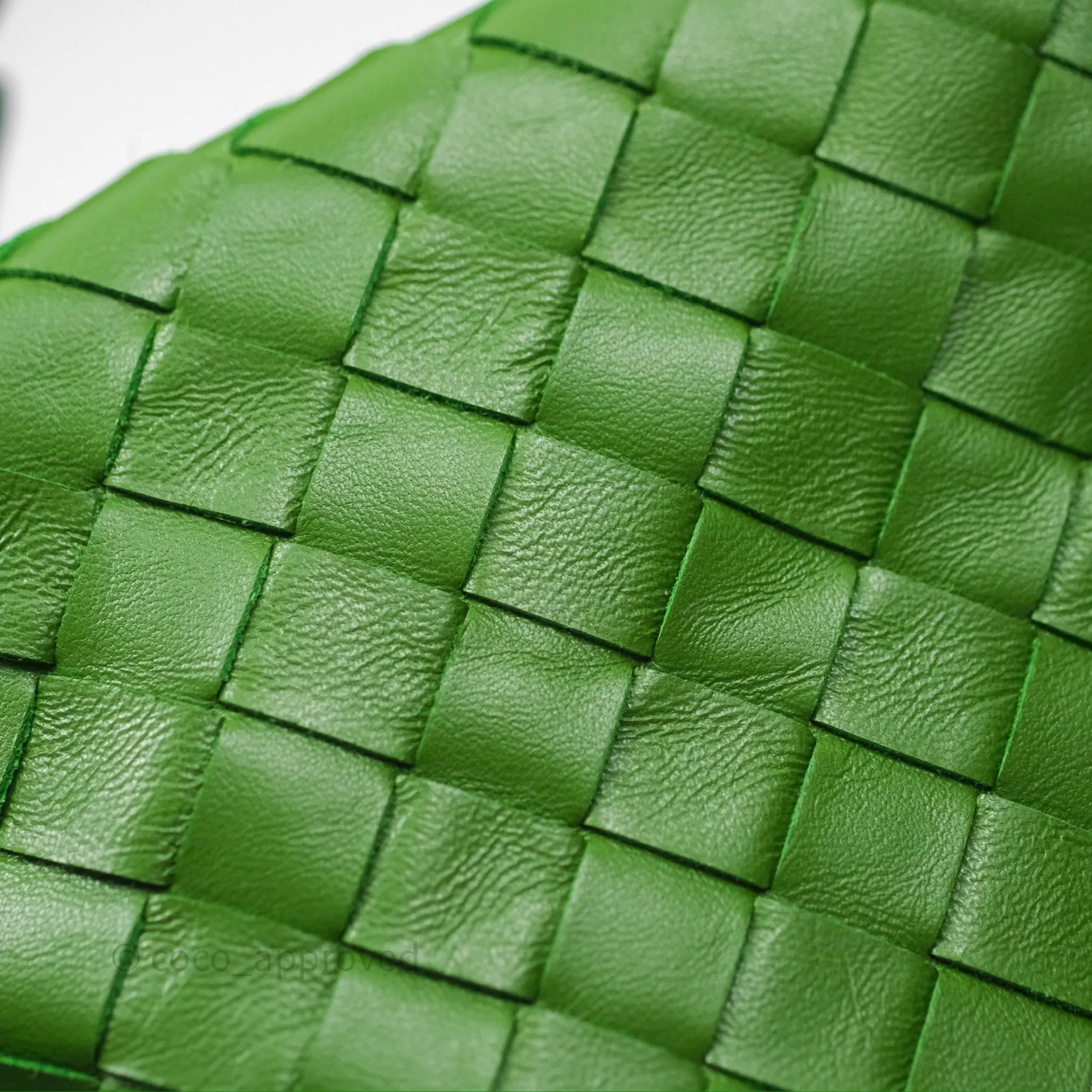 Bottega Veneta Teen Jodie Green Intrecciato Lambskin