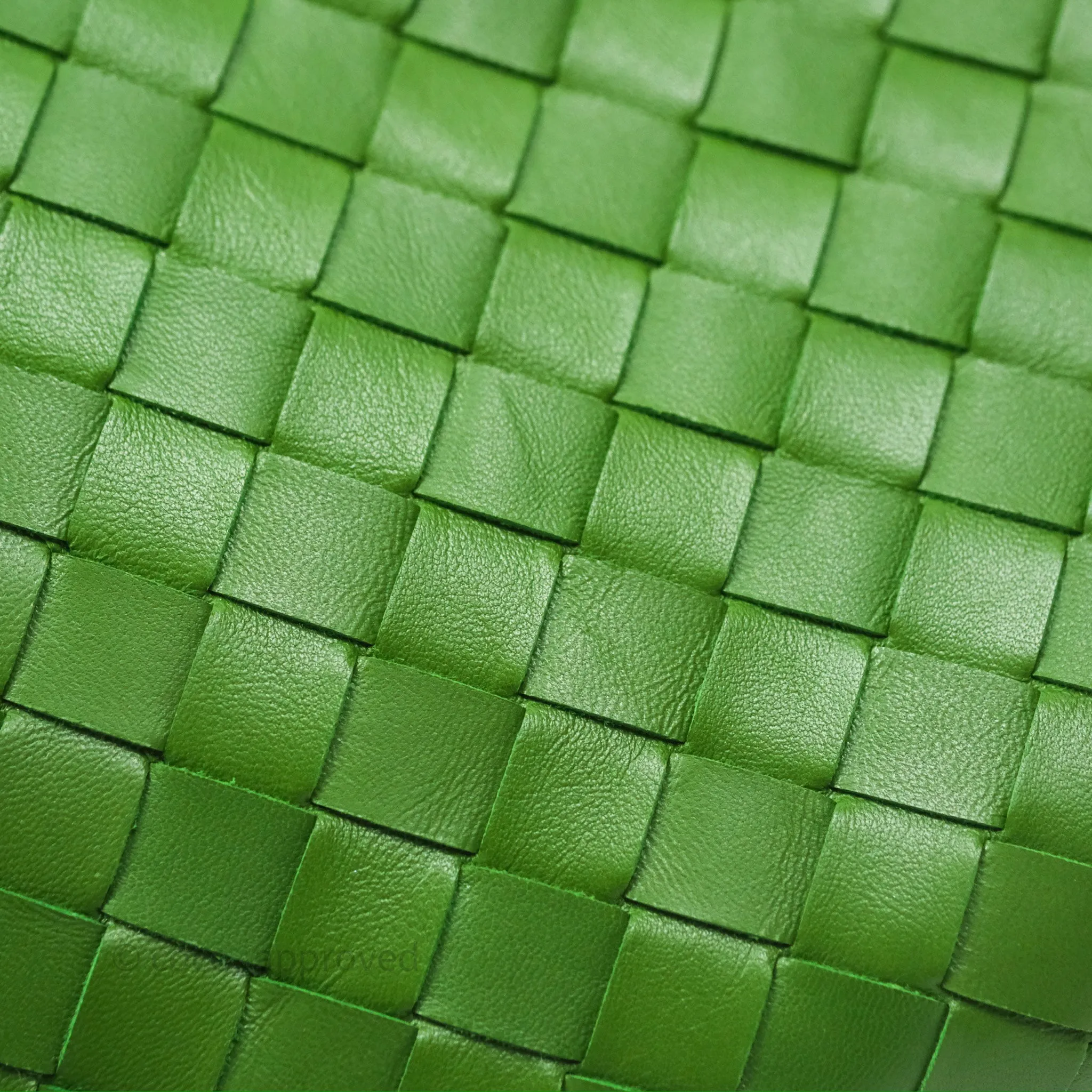 Bottega Veneta Teen Jodie Green Intrecciato Lambskin