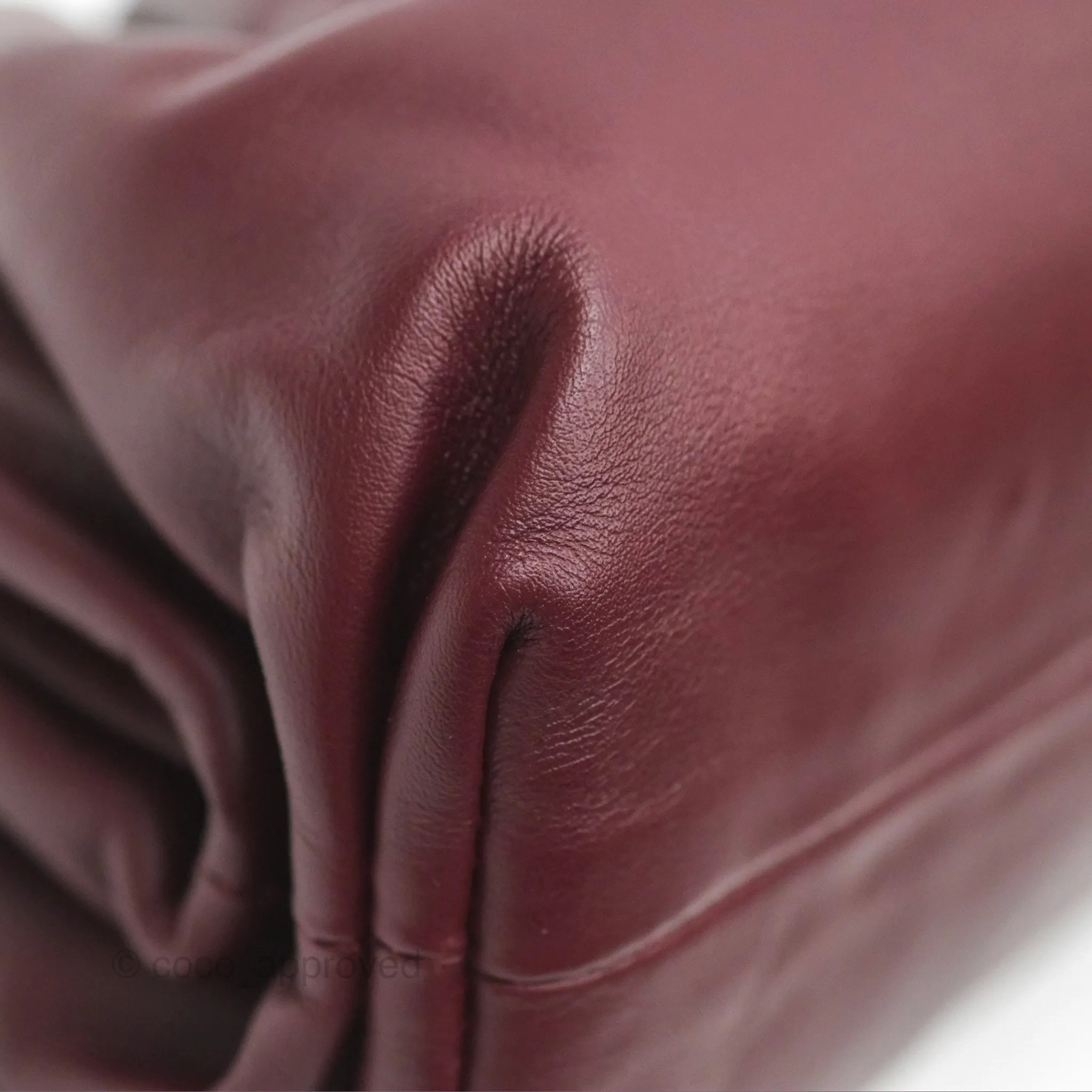 Bottega Veneta The Mini Pouch Bordeaux Butter Calfskin