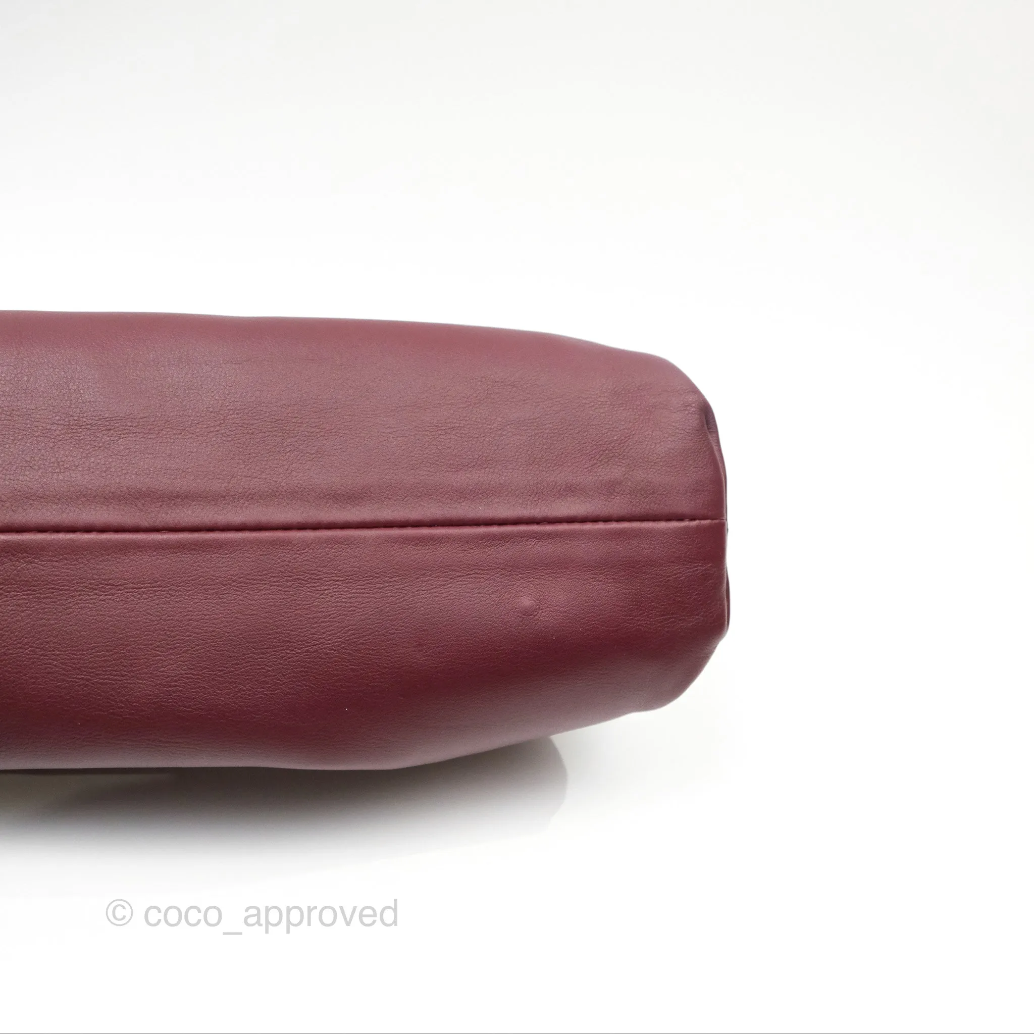 Bottega Veneta The Mini Pouch Bordeaux Butter Calfskin