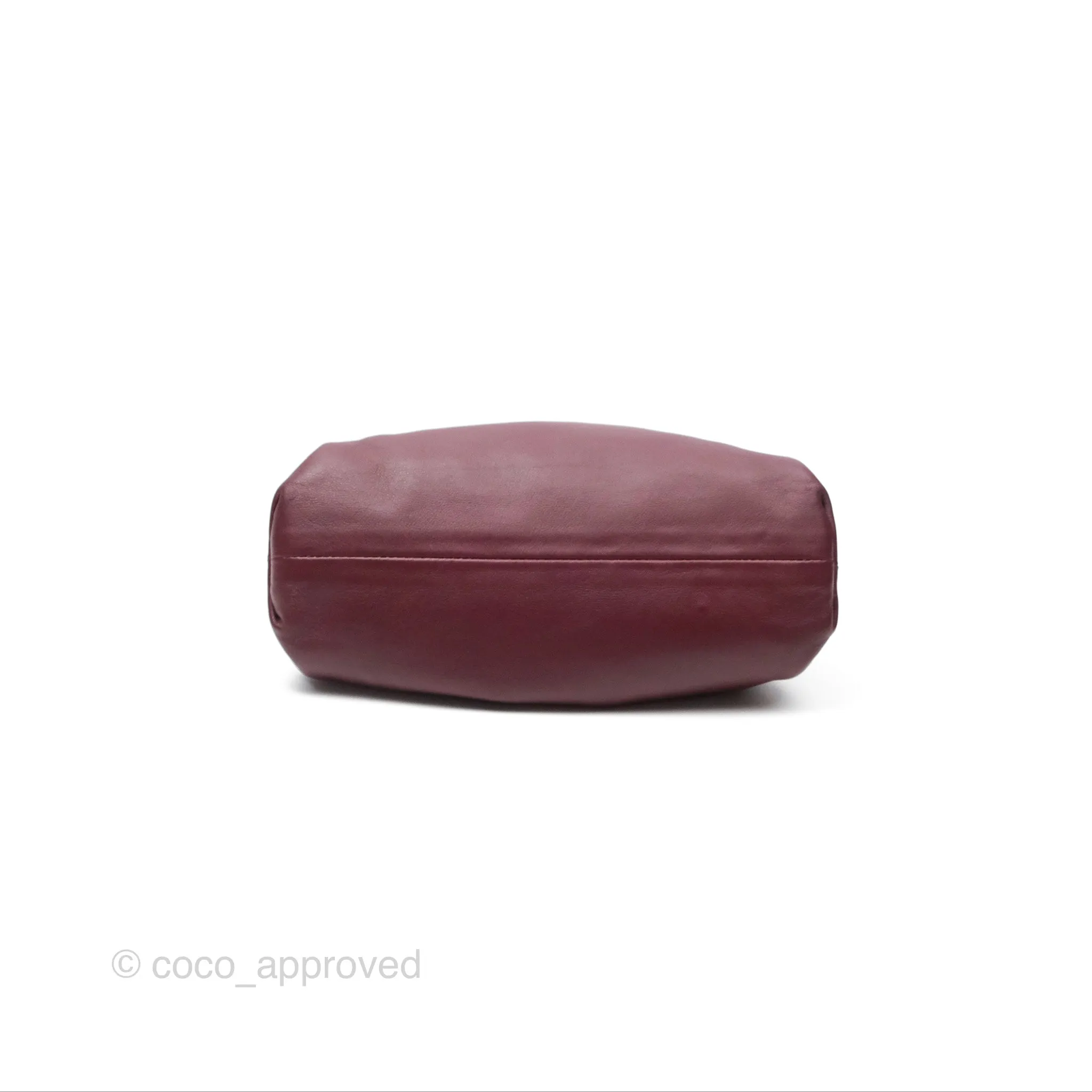 Bottega Veneta The Mini Pouch Bordeaux Butter Calfskin