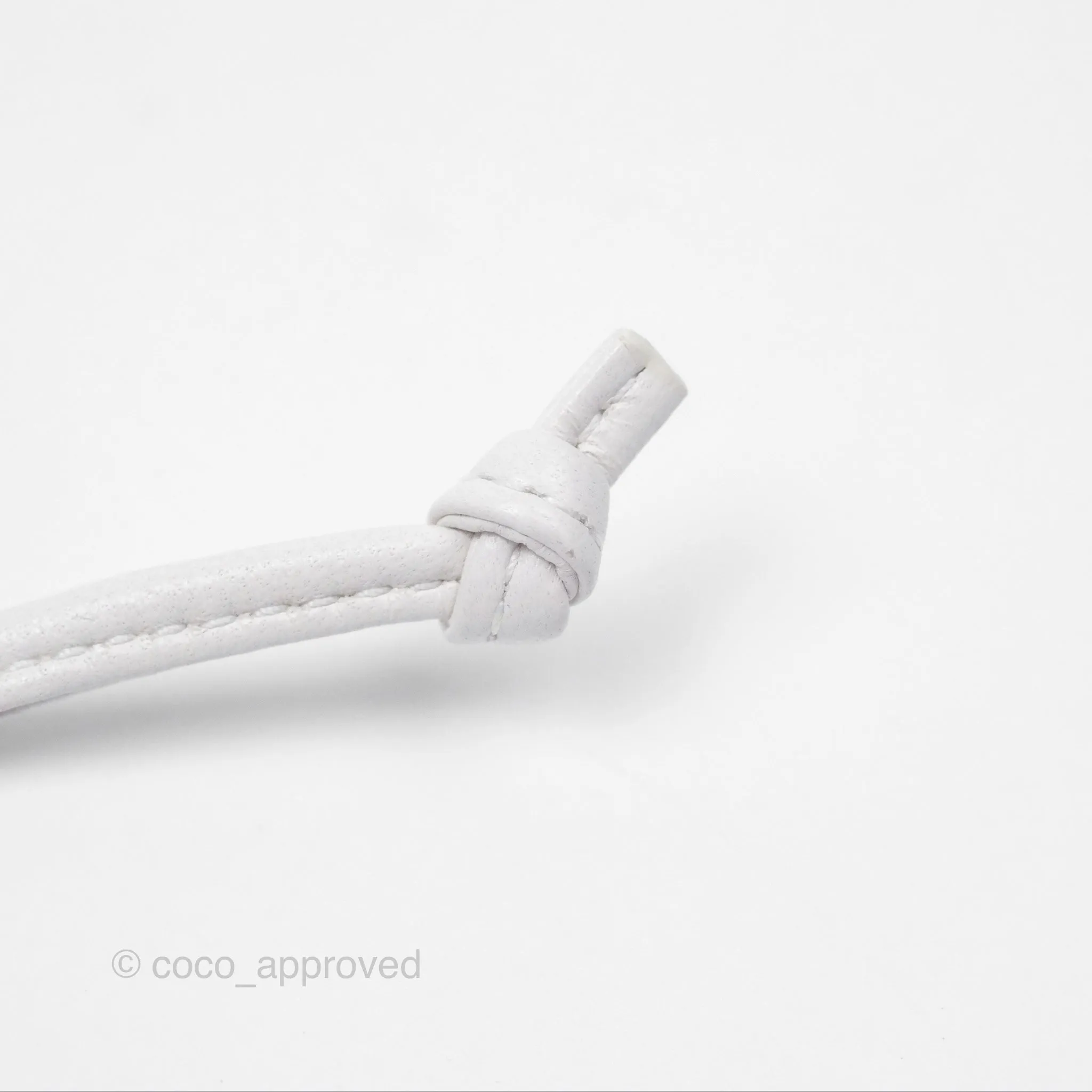 Bottega Veneta The Mini Pouch Boucle Raffia White