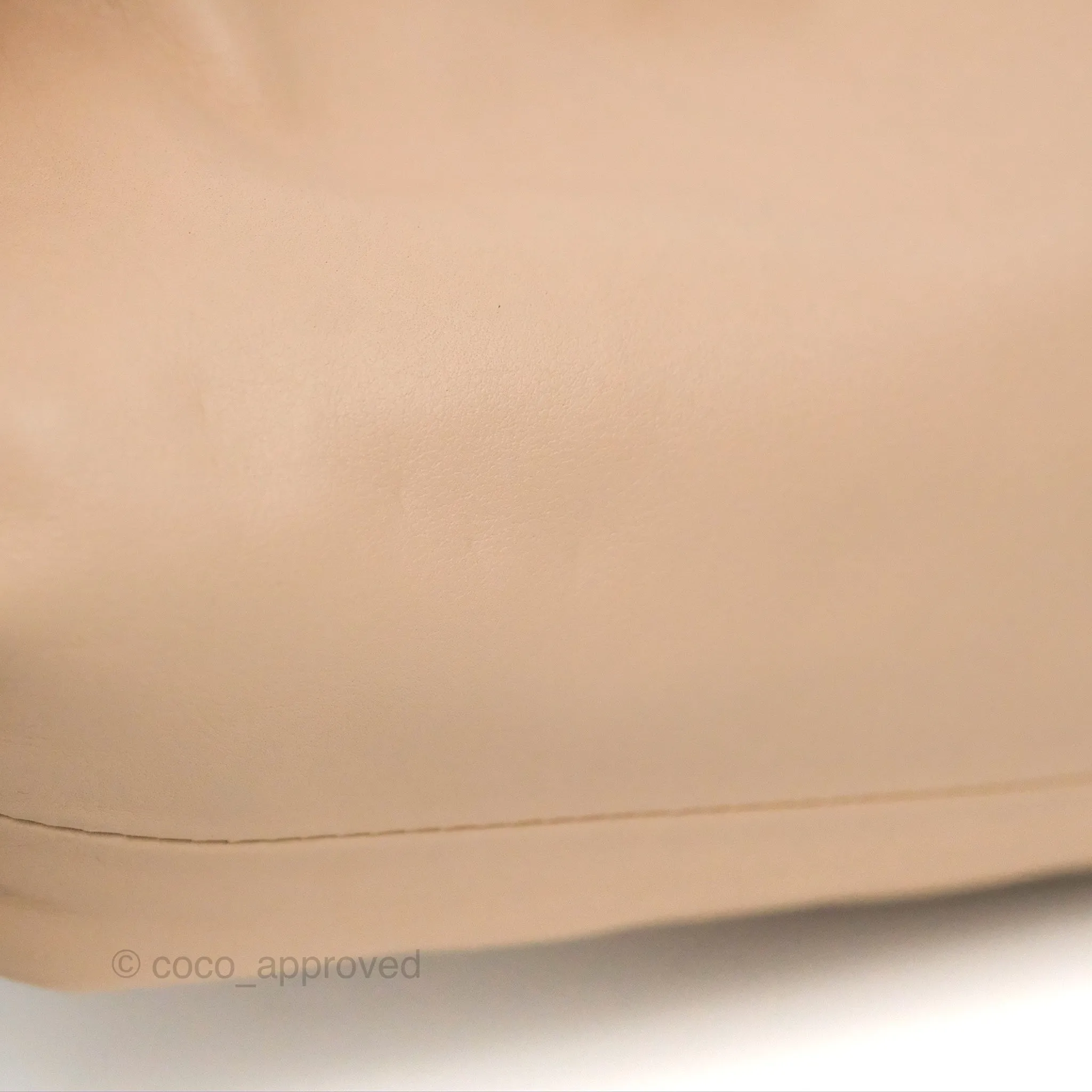 Bottega Veneta The Mini Pouch Calfskin Almond