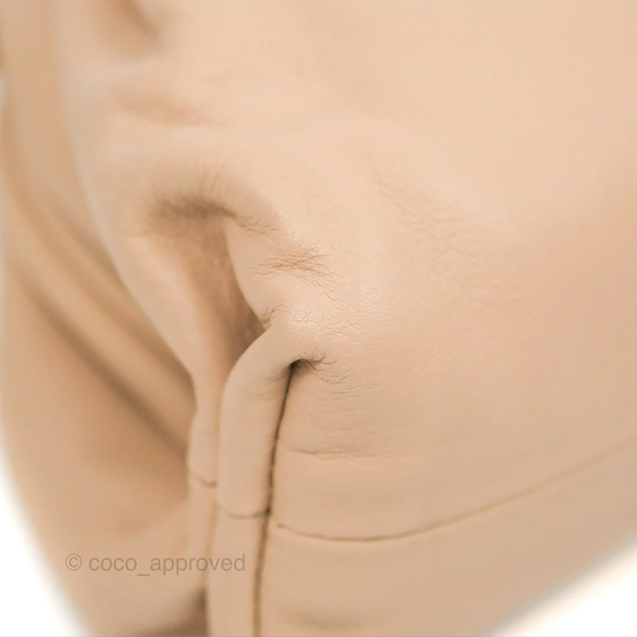 Bottega Veneta The Mini Pouch Calfskin Almond