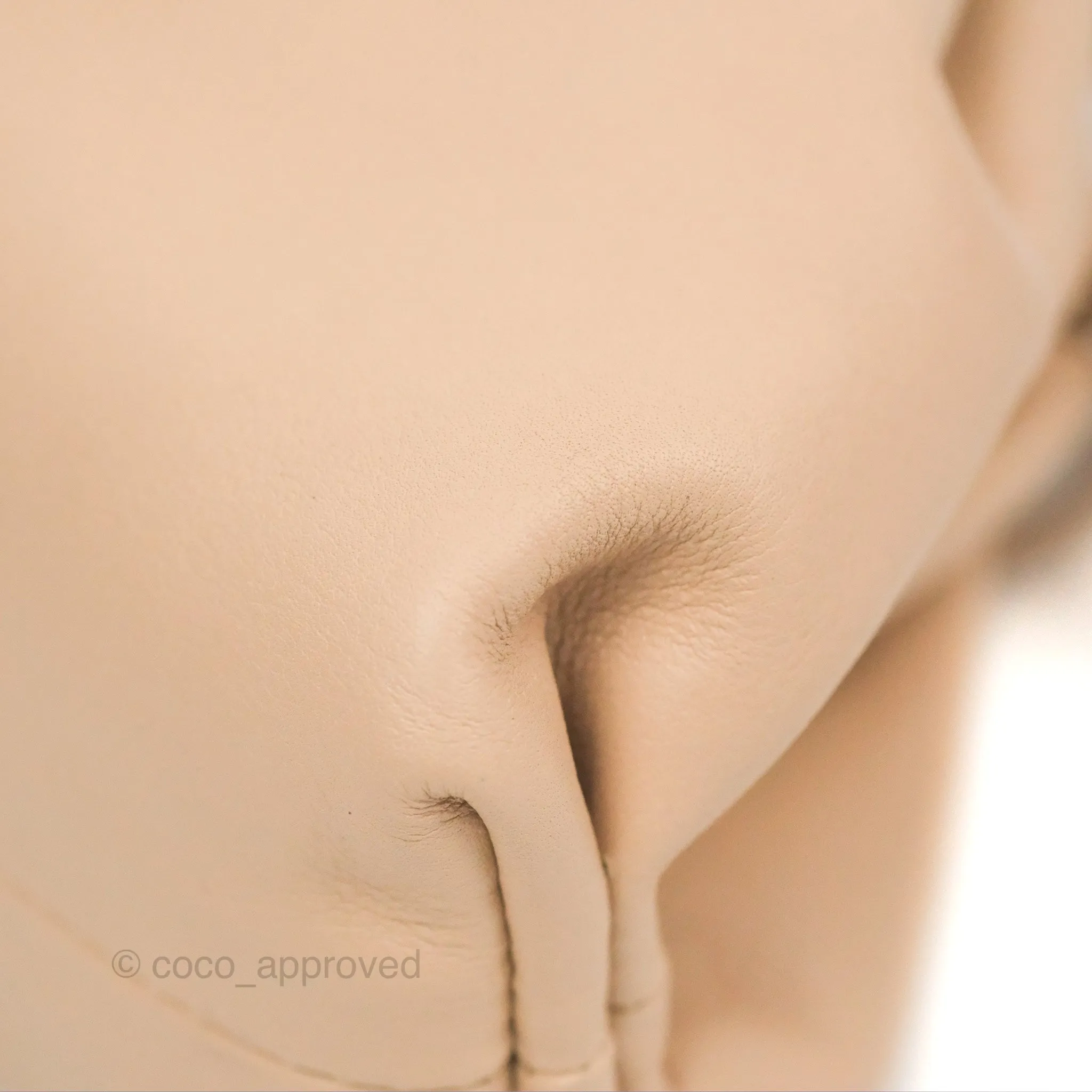 Bottega Veneta The Mini Pouch Calfskin Almond