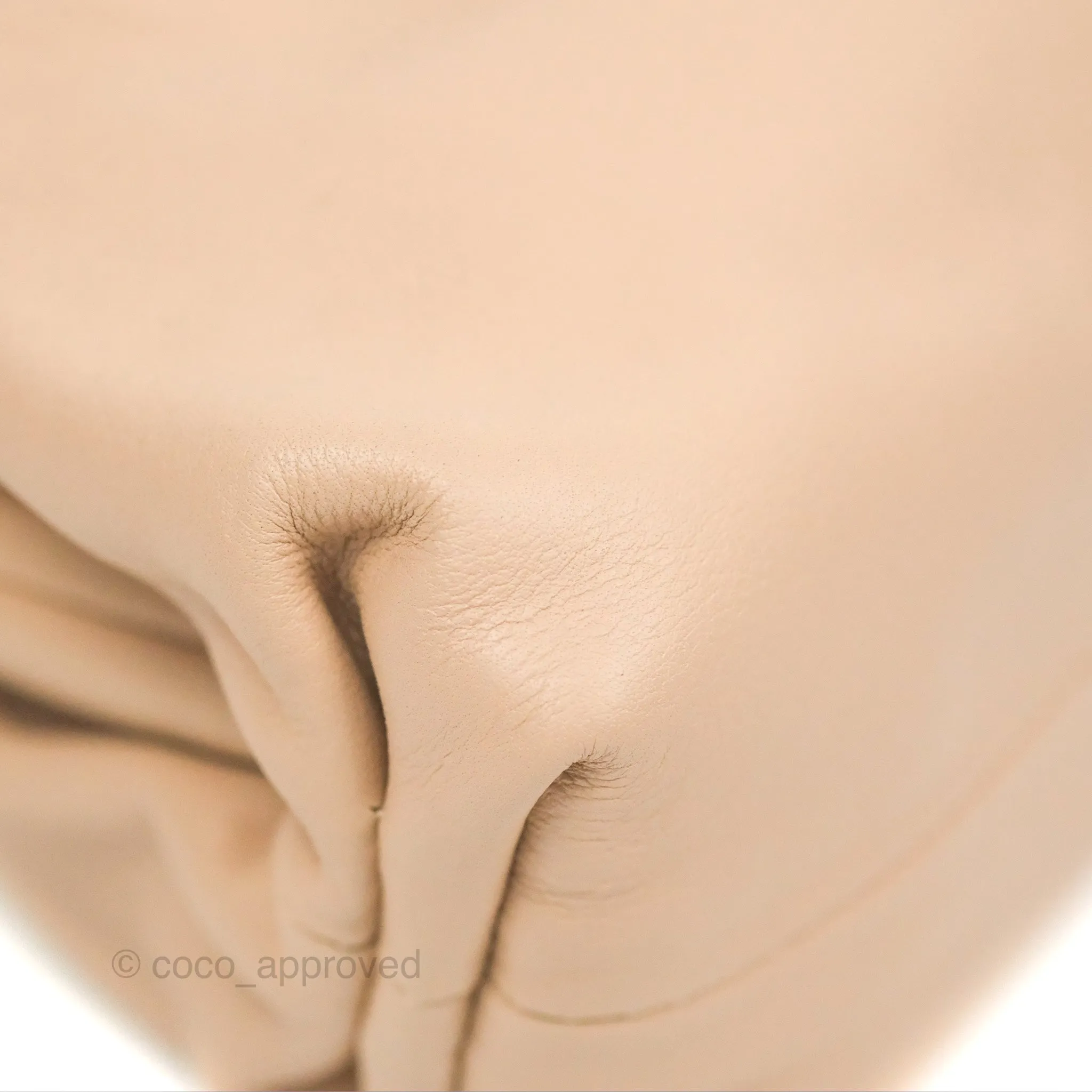 Bottega Veneta The Mini Pouch Calfskin Almond