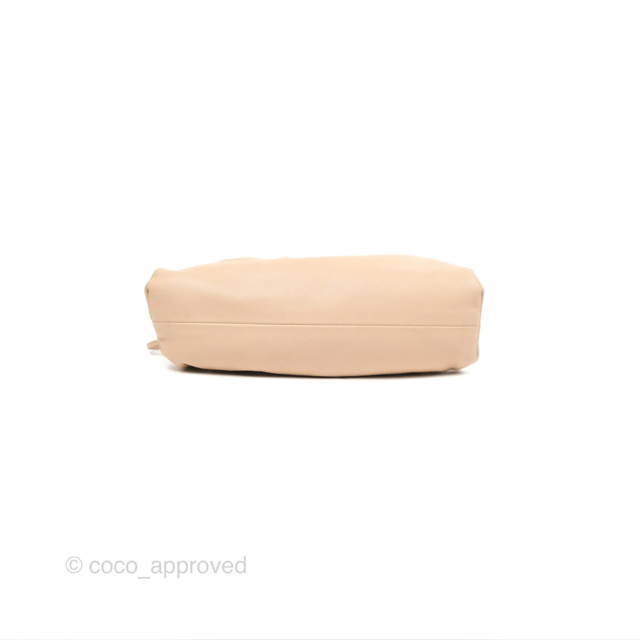 Bottega Veneta The Mini Pouch Calfskin Almond