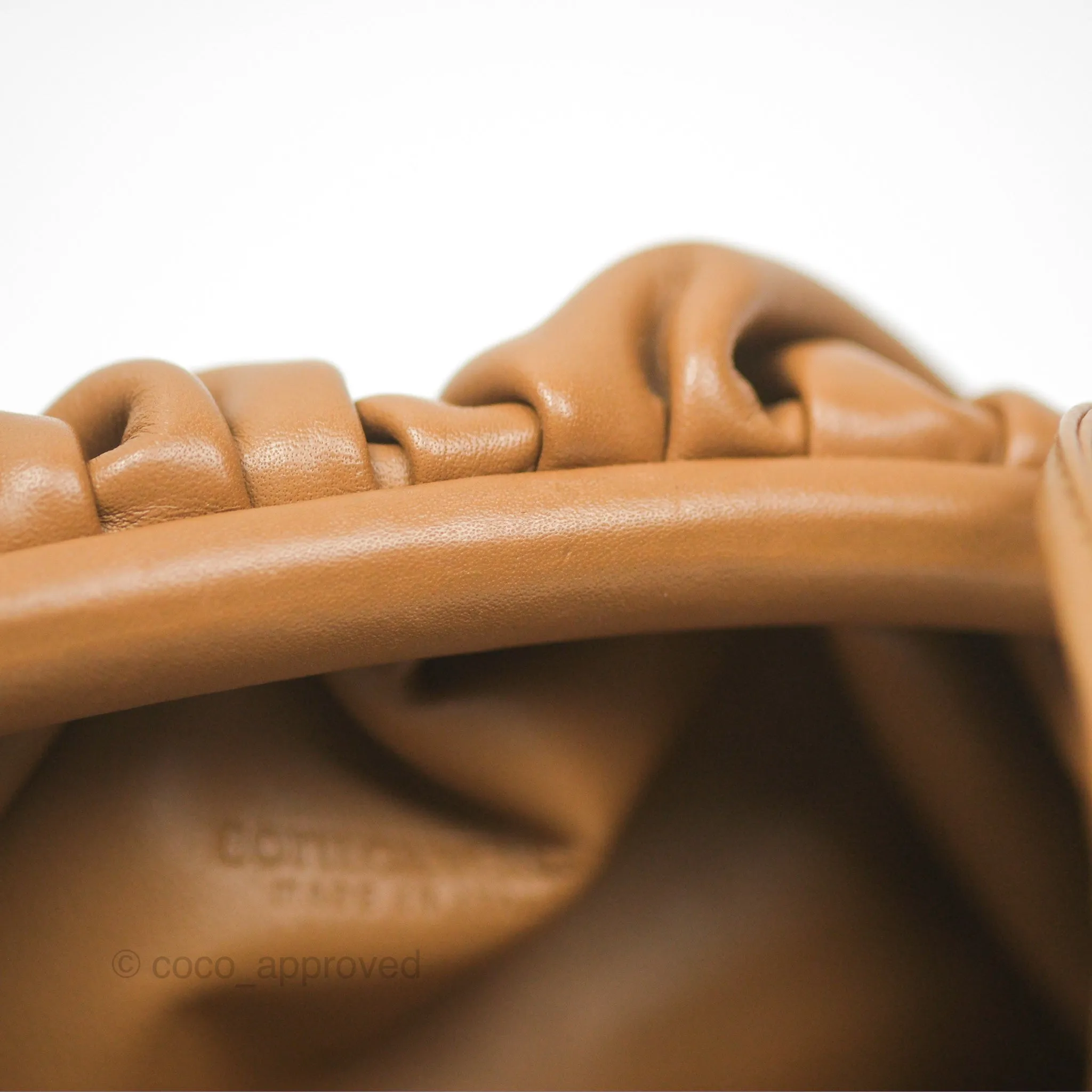 Bottega Veneta The Mini Pouch Camel Butter Calfskin
