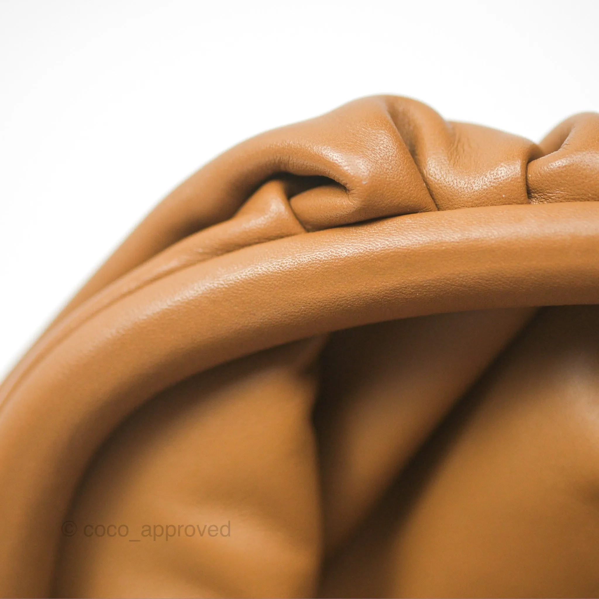 Bottega Veneta The Mini Pouch Camel Butter Calfskin