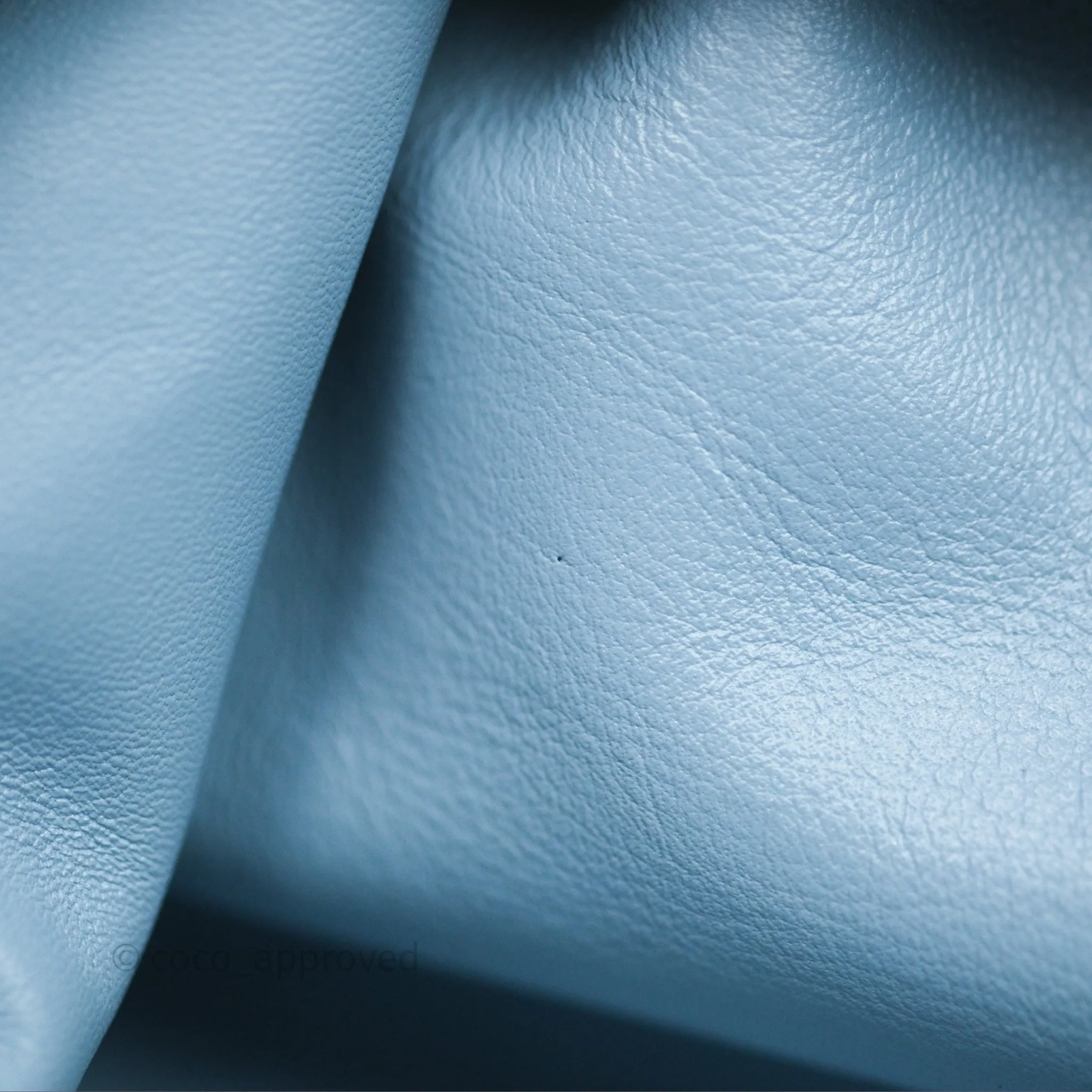Bottega Veneta The Mini Pouch Ice Blue Calfskin
