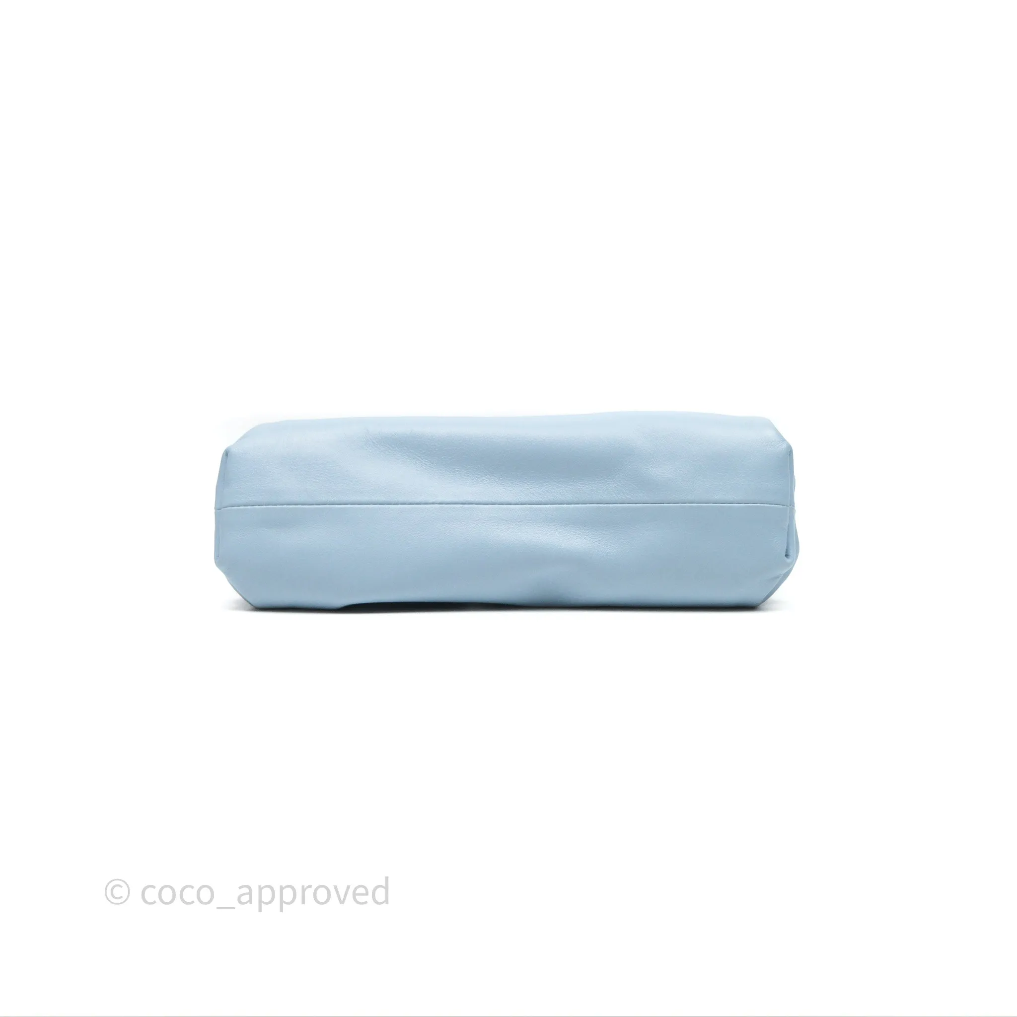 Bottega Veneta The Mini Pouch Ice Blue Calfskin