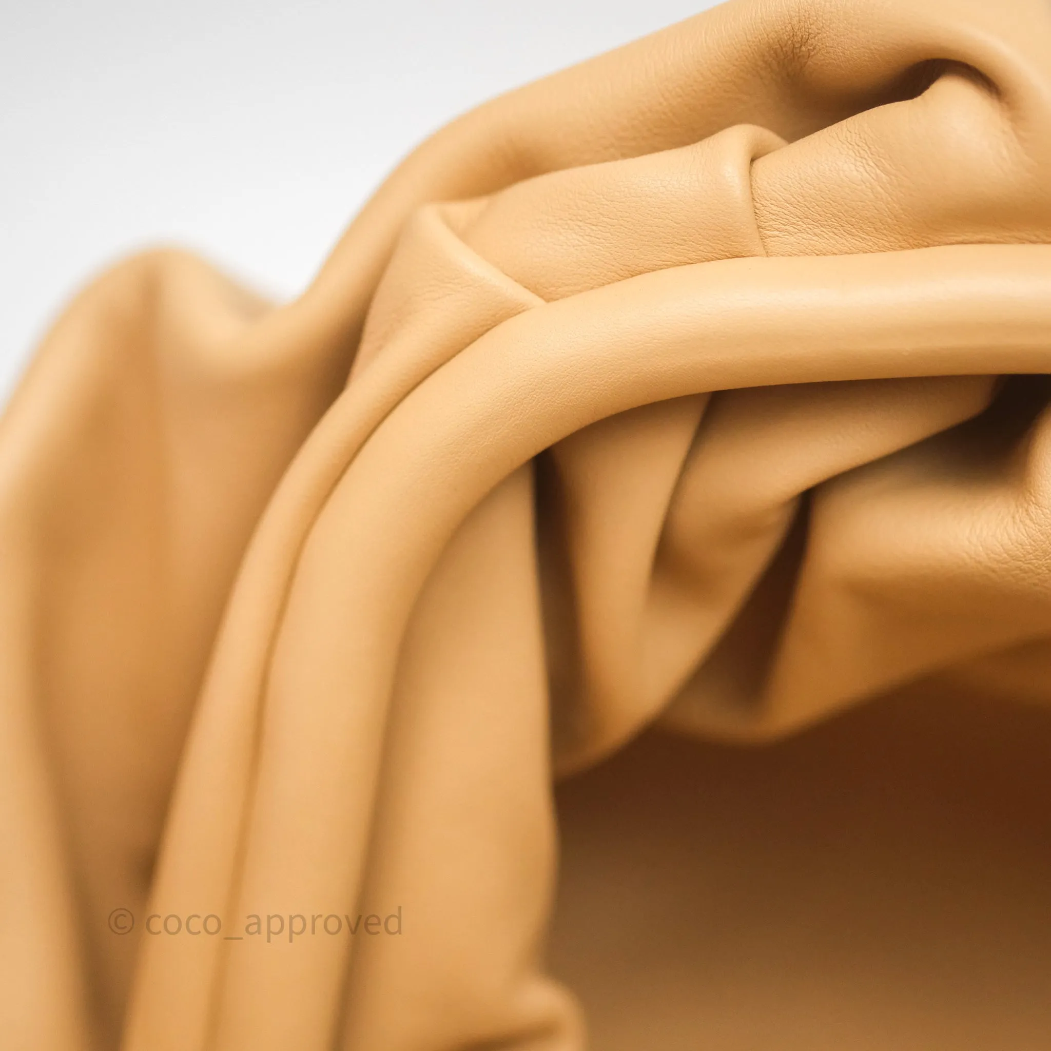 Bottega Veneta The Pouch Beige Calfskin