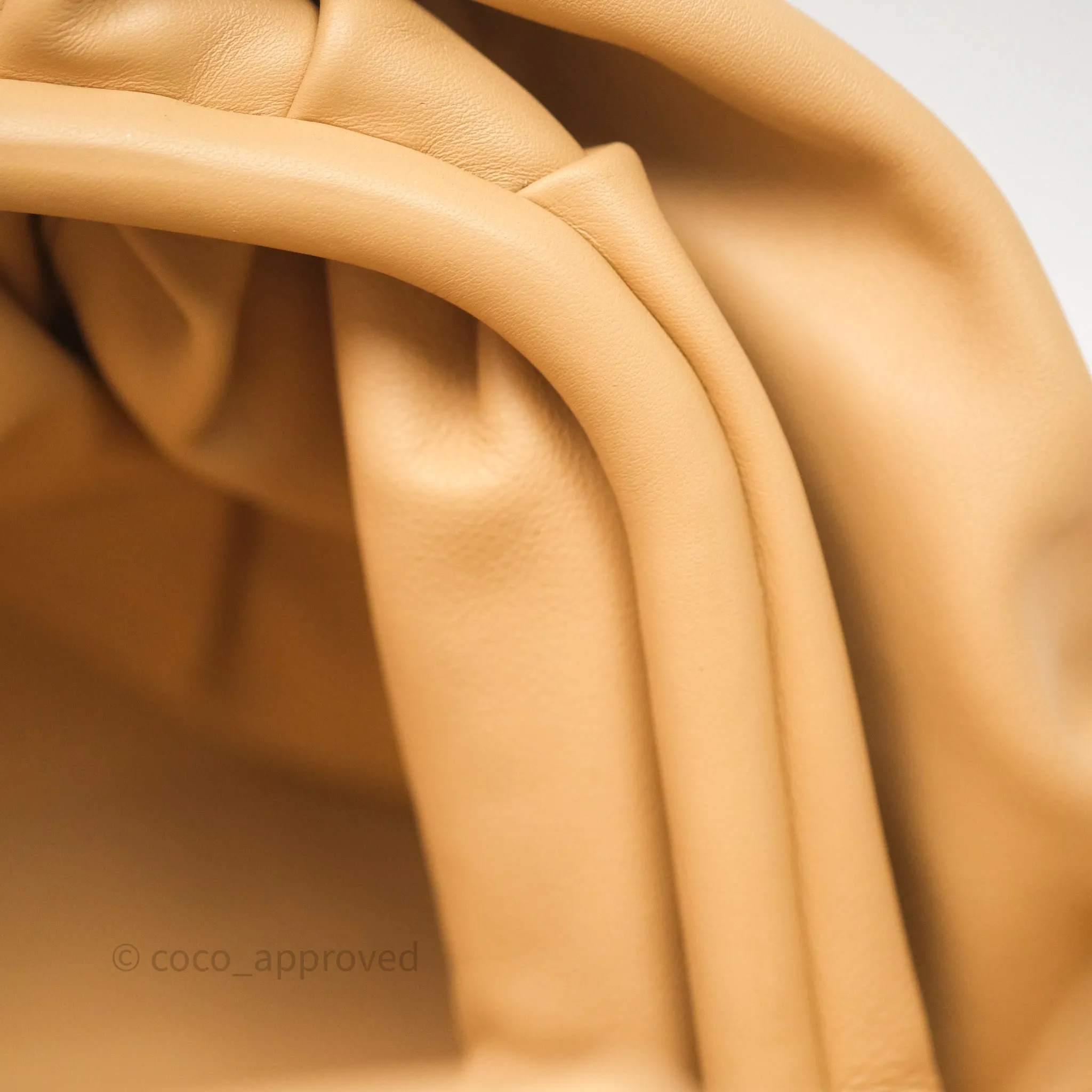 Bottega Veneta The Pouch Beige Calfskin