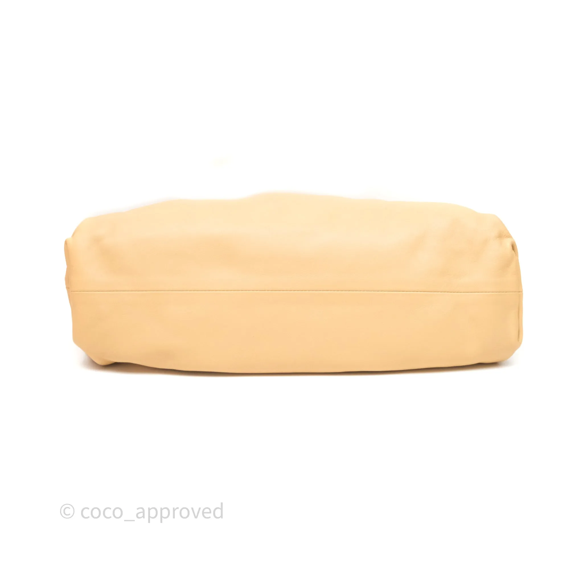 Bottega Veneta The Pouch Beige Calfskin