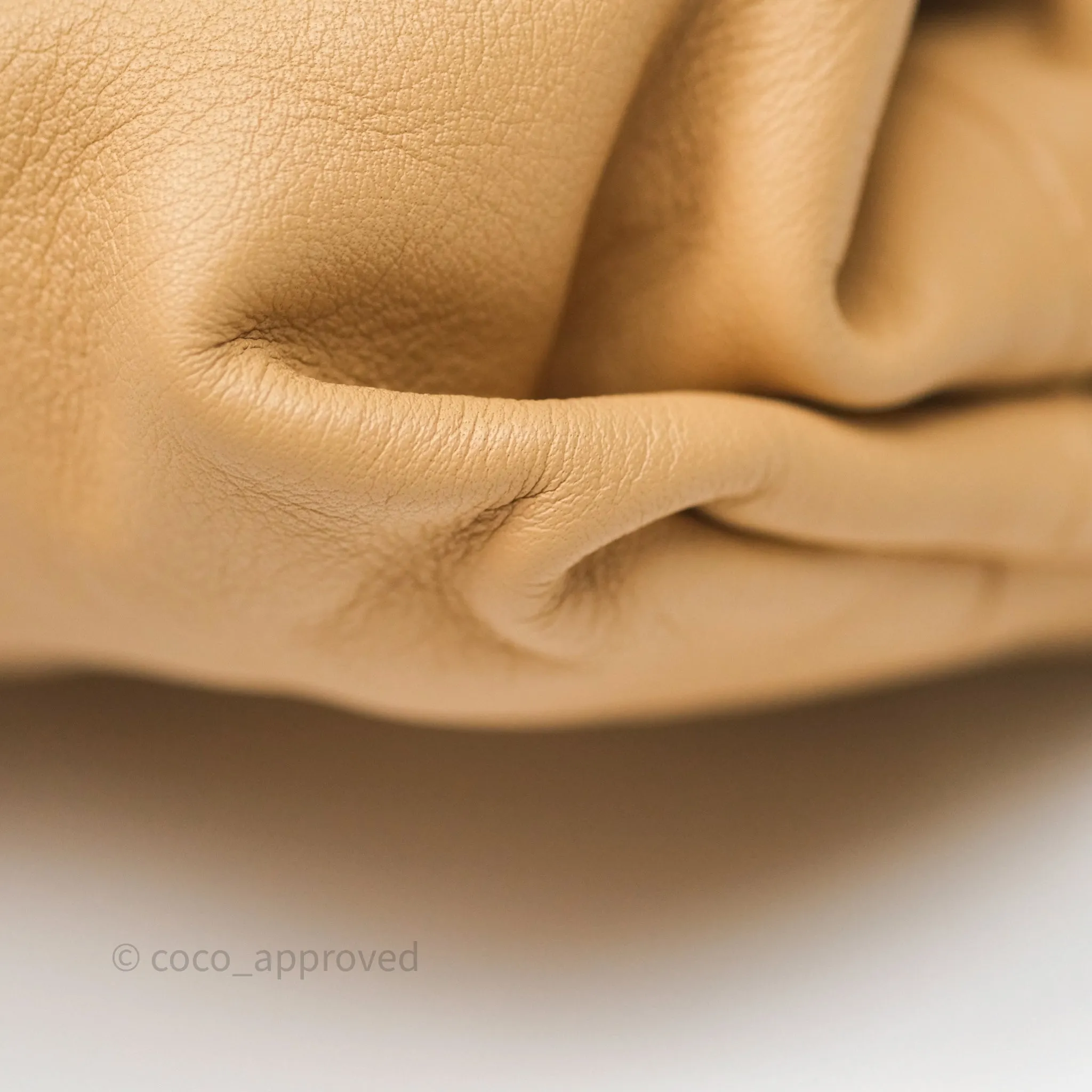 Bottega Veneta The Pouch Beige Calfskin