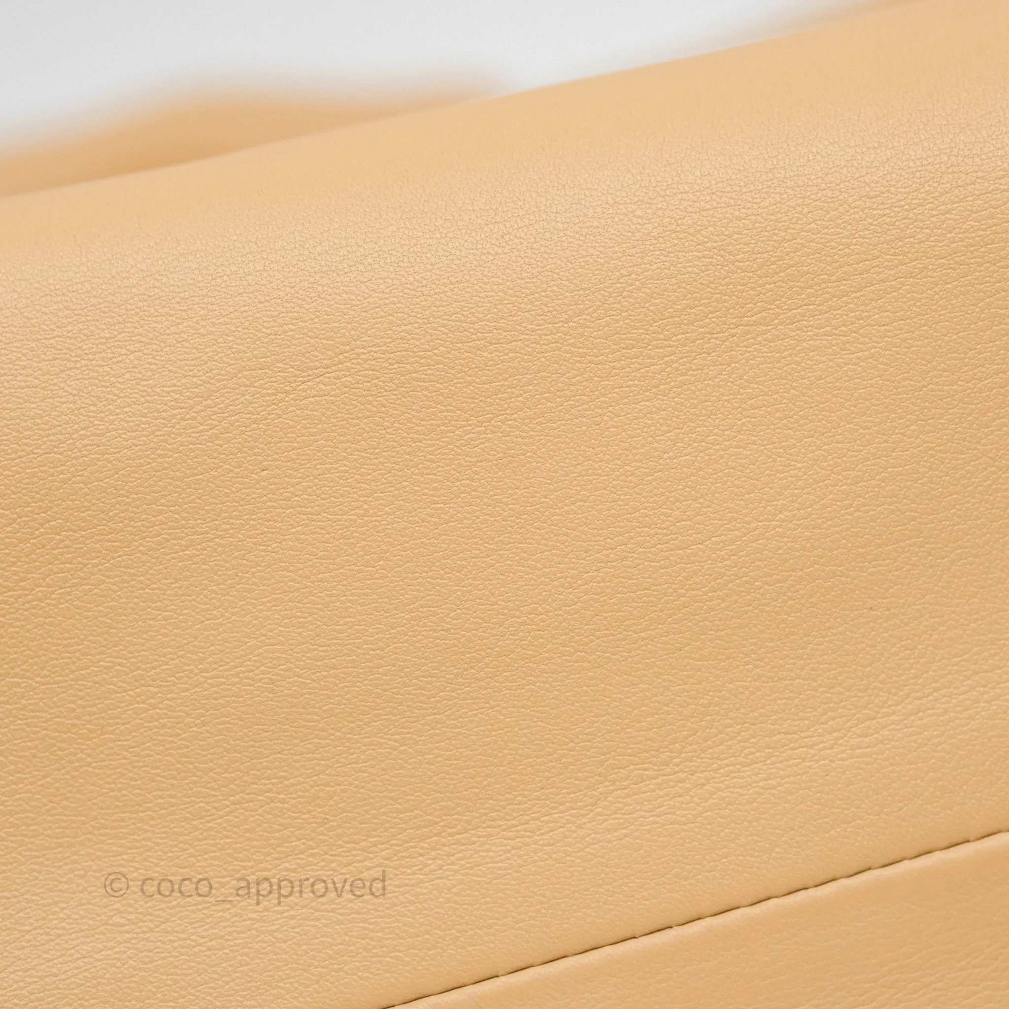 Bottega Veneta The Pouch Beige Calfskin