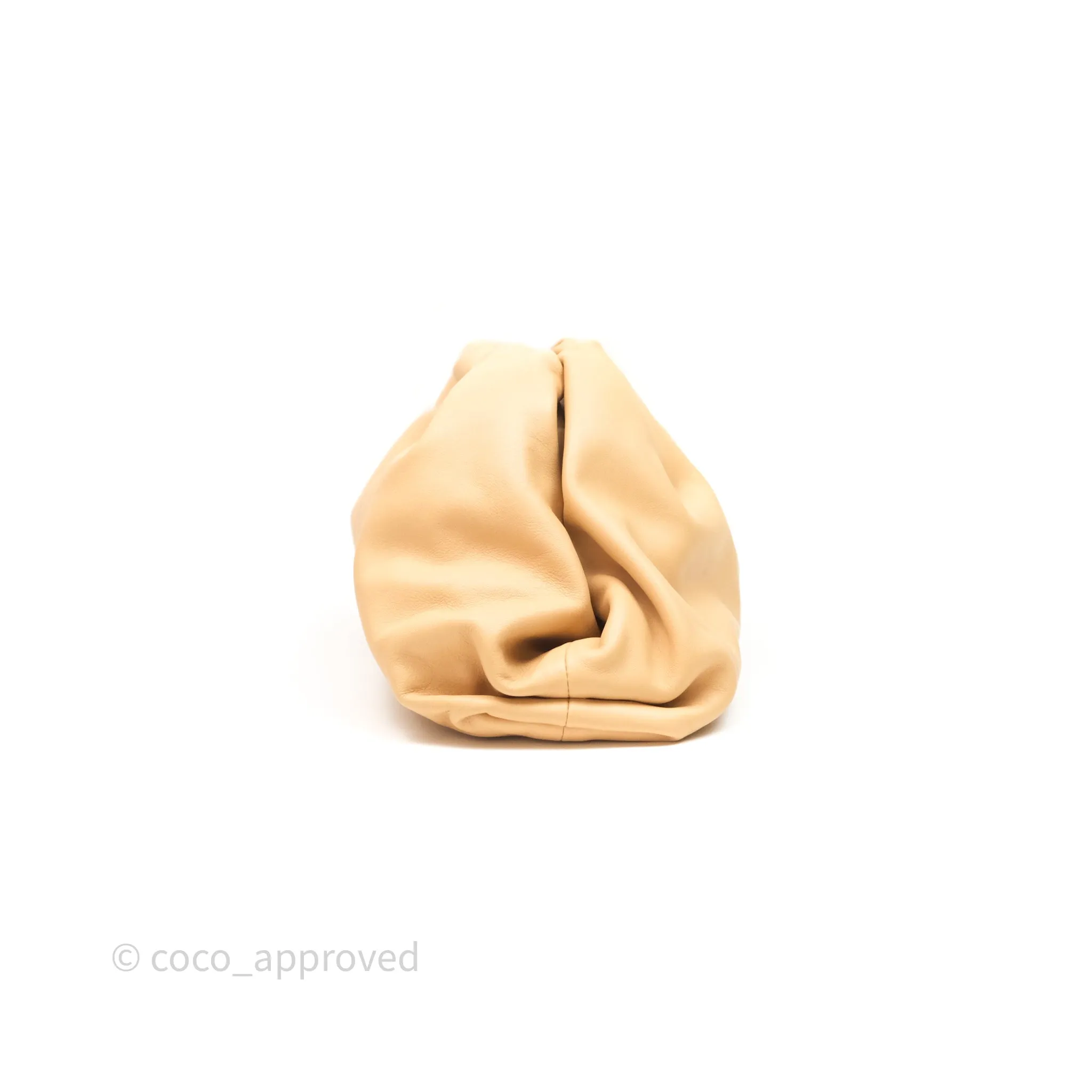 Bottega Veneta The Pouch Beige Calfskin