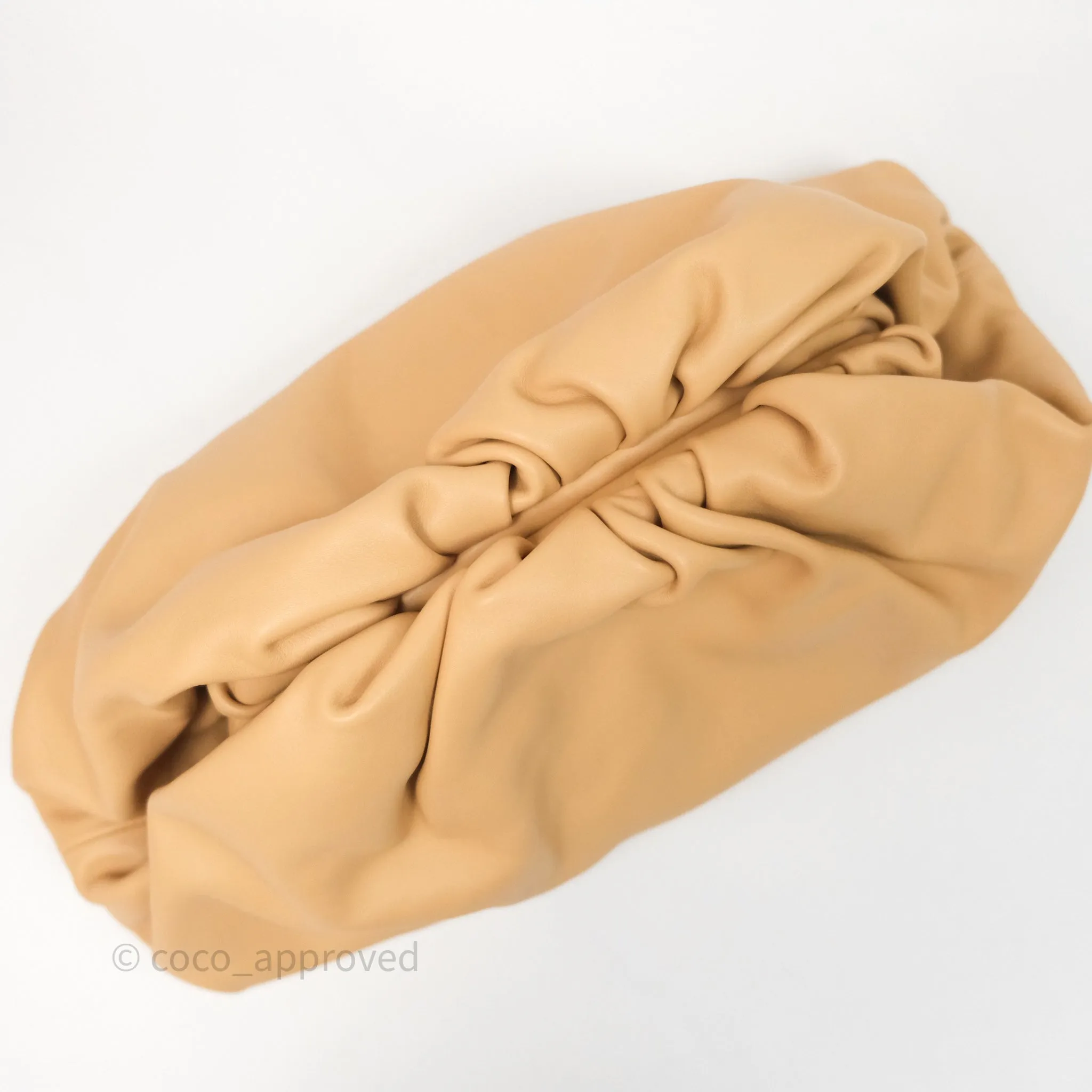 Bottega Veneta The Pouch Beige Calfskin