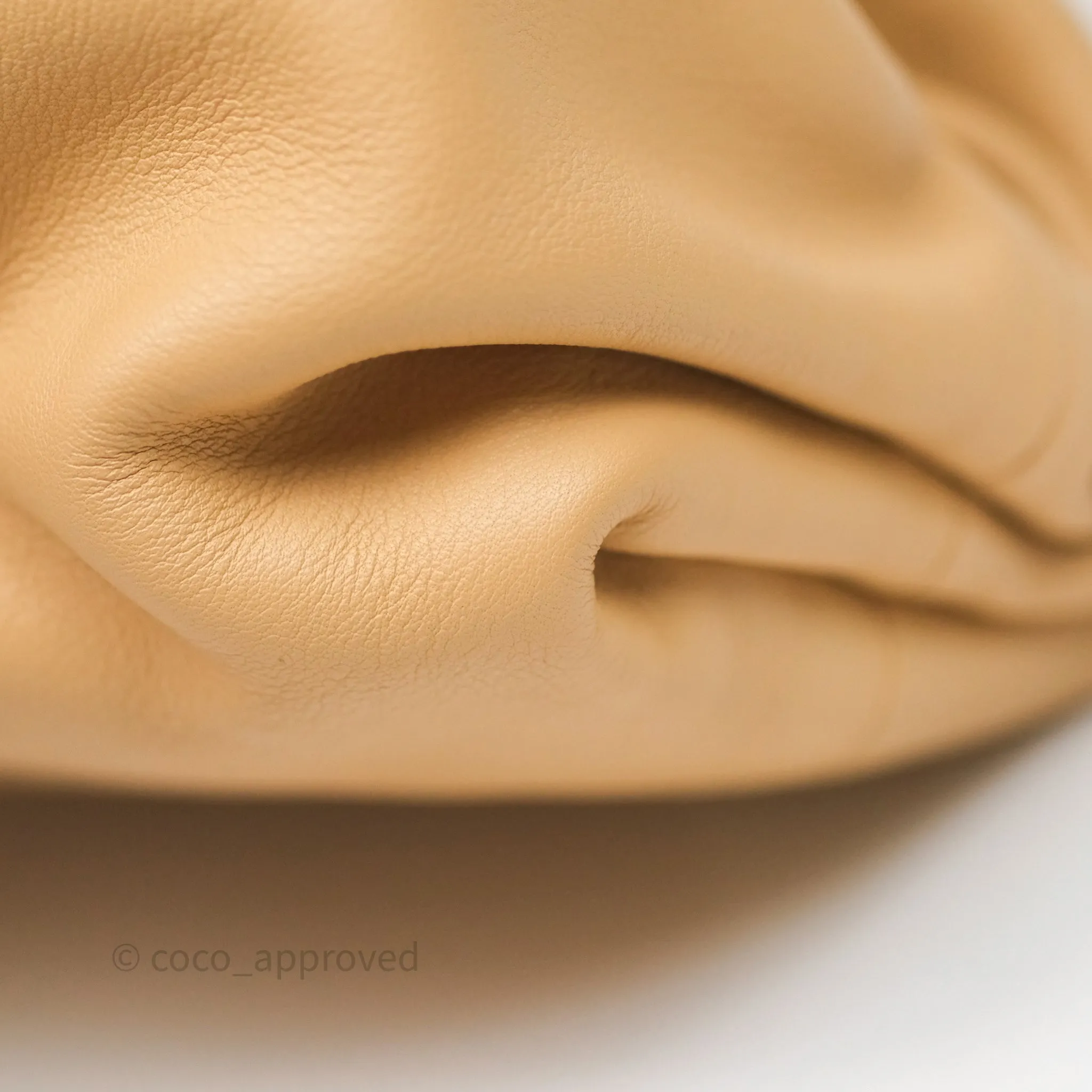 Bottega Veneta The Pouch Beige Calfskin