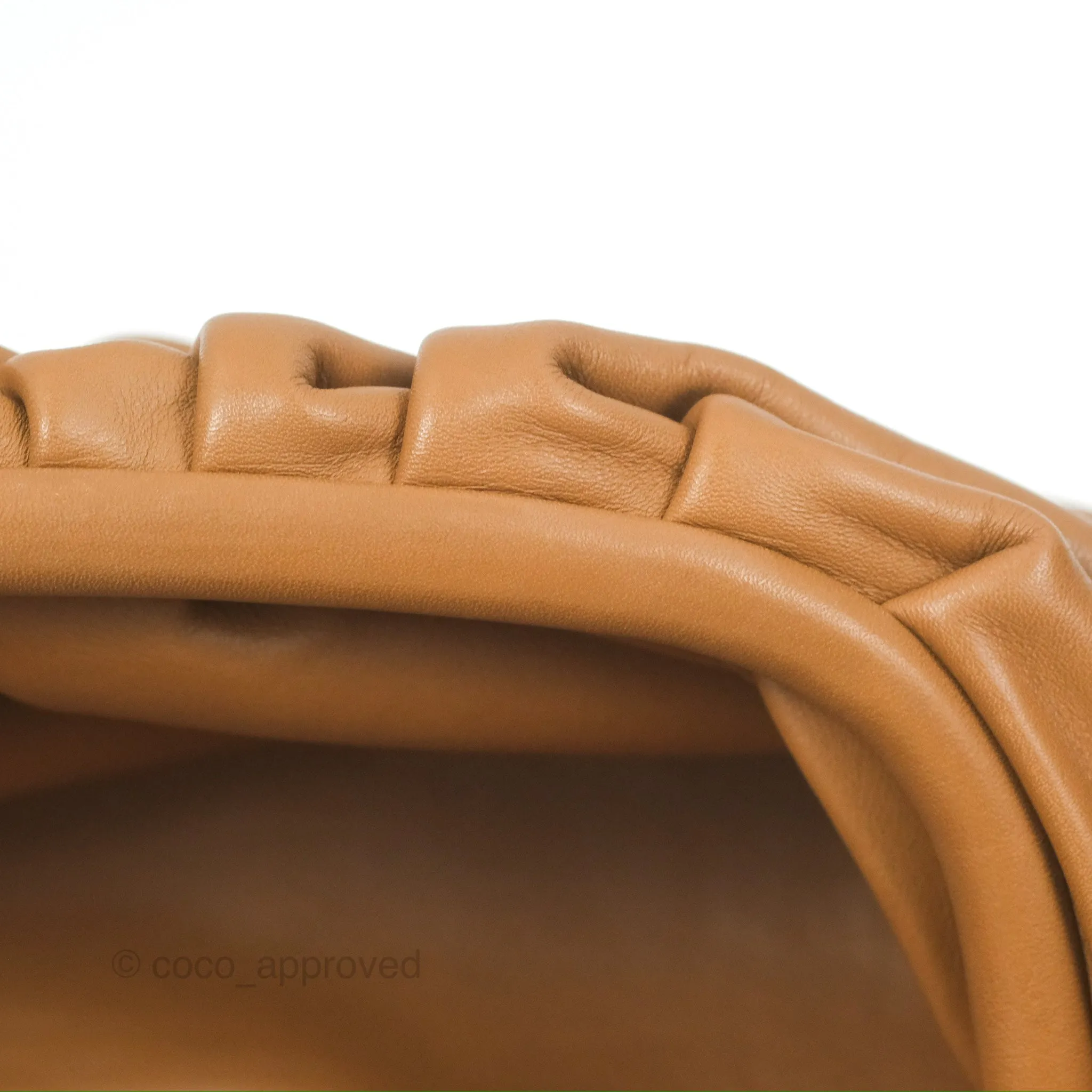 Bottega Veneta The Pouch Camel Butter Calfskin