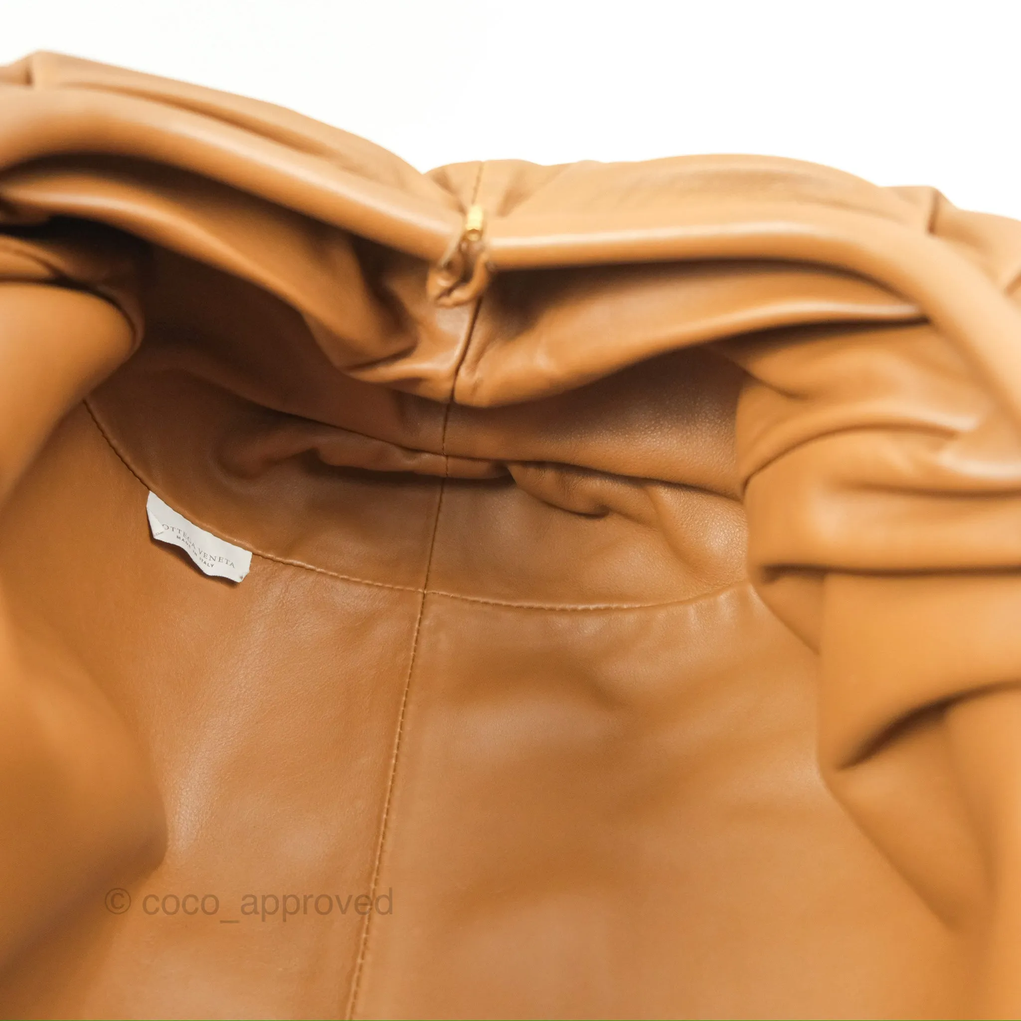 Bottega Veneta The Pouch Camel Butter Calfskin