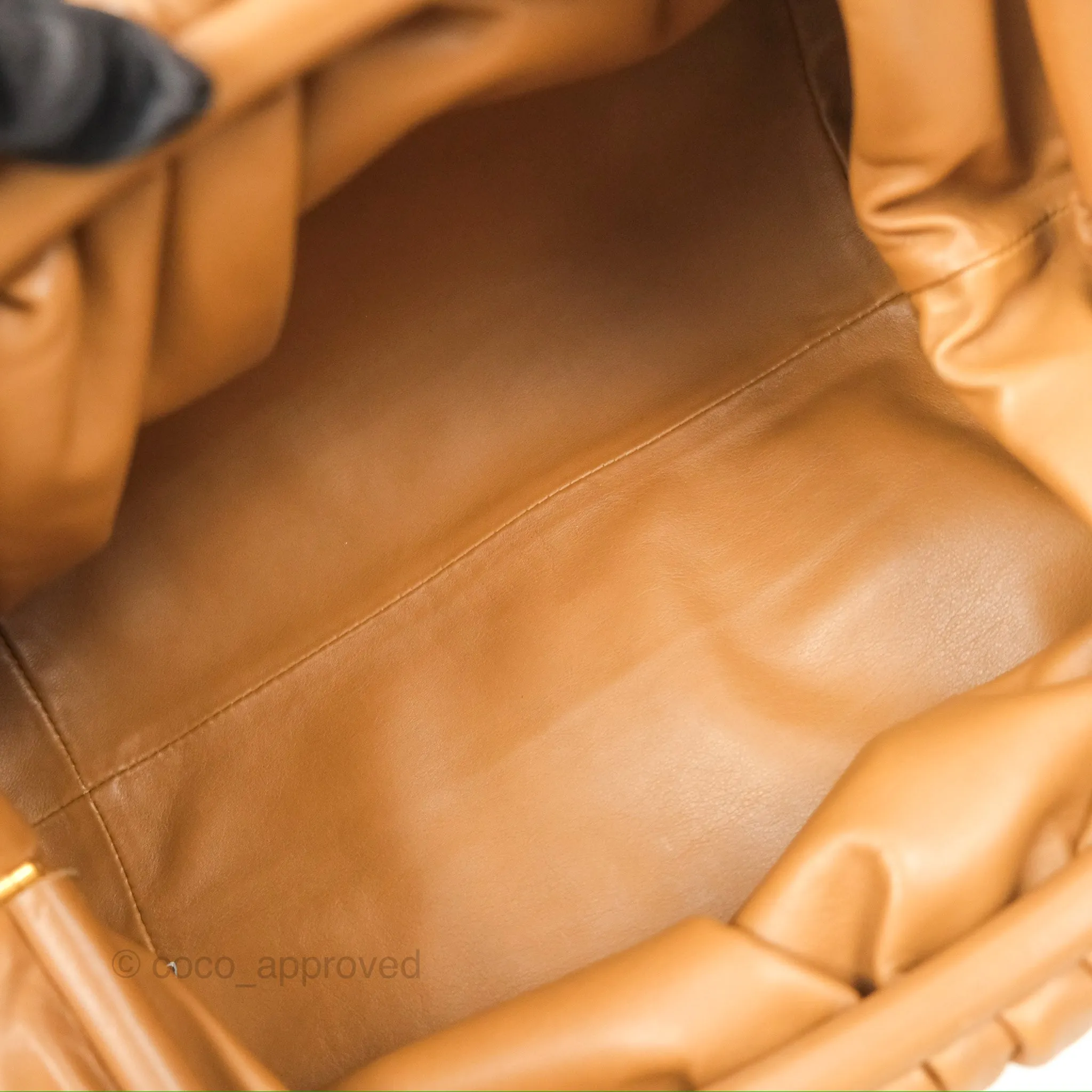 Bottega Veneta The Pouch Camel Butter Calfskin
