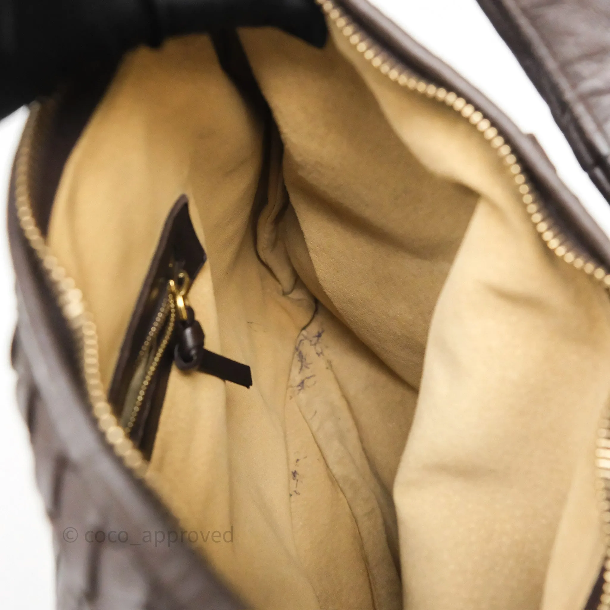 Bottega Veneta Veneta Hobo Ebano Nappa Intrecciato