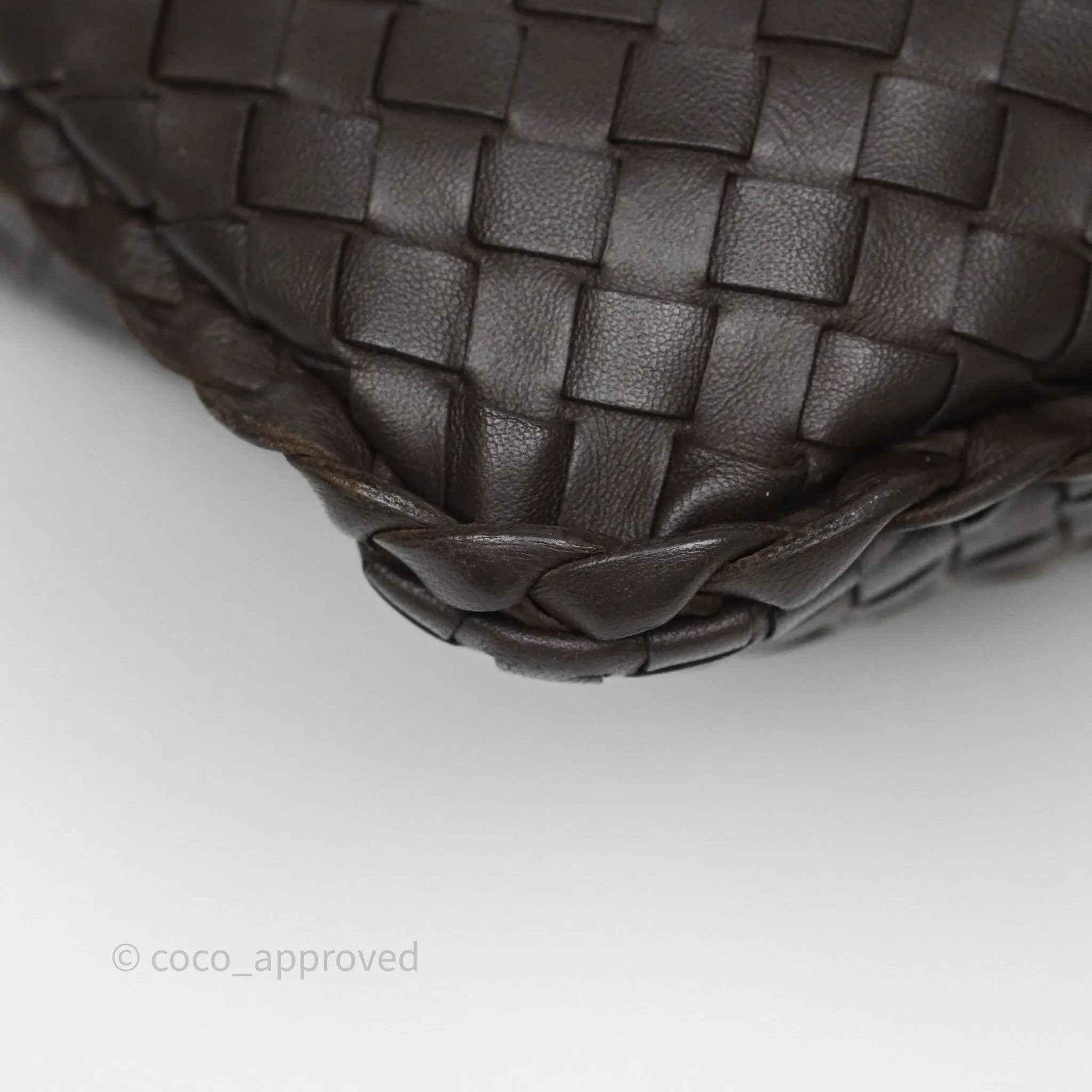 Bottega Veneta Veneta Hobo Ebano Nappa Intrecciato