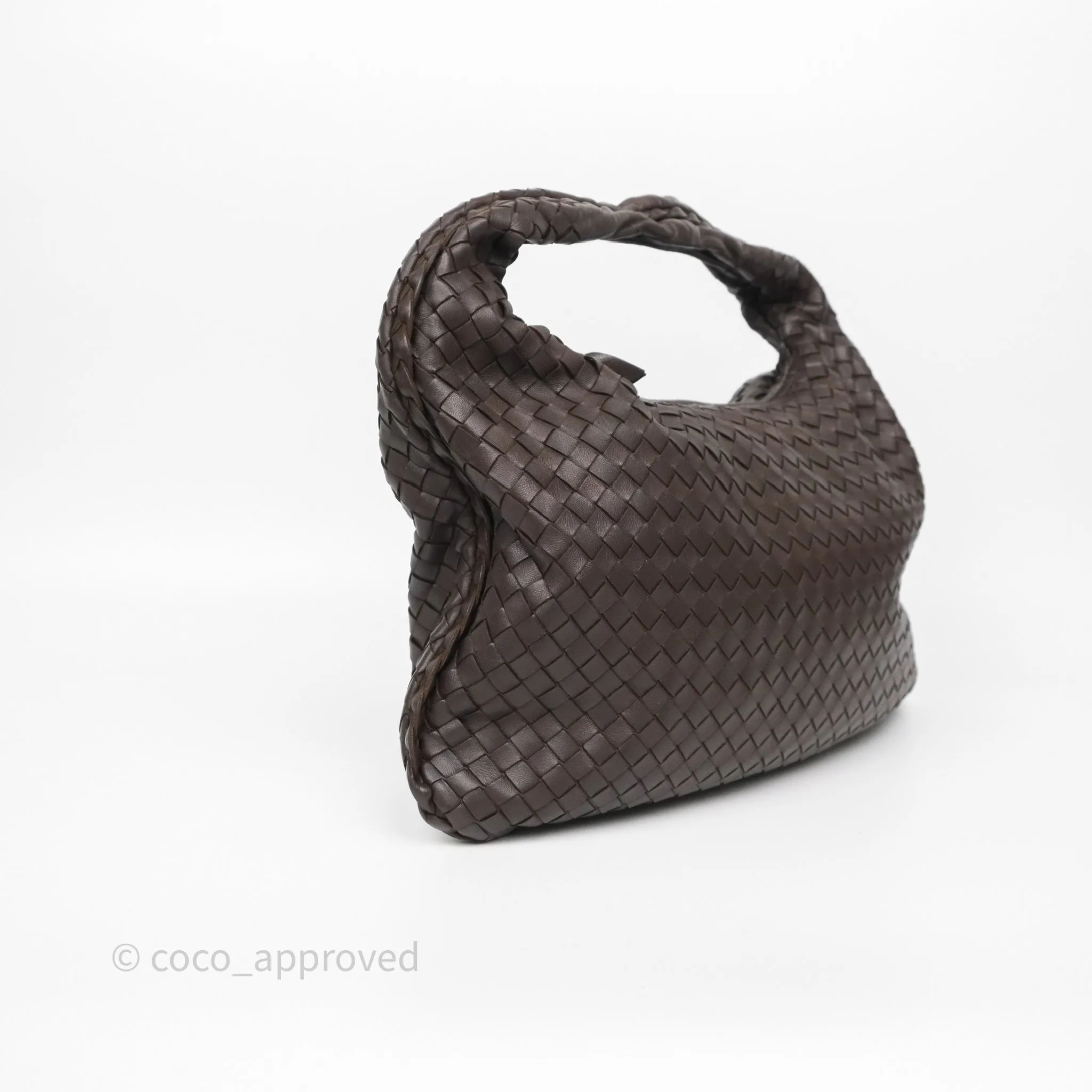 Bottega Veneta Veneta Hobo Ebano Nappa Intrecciato