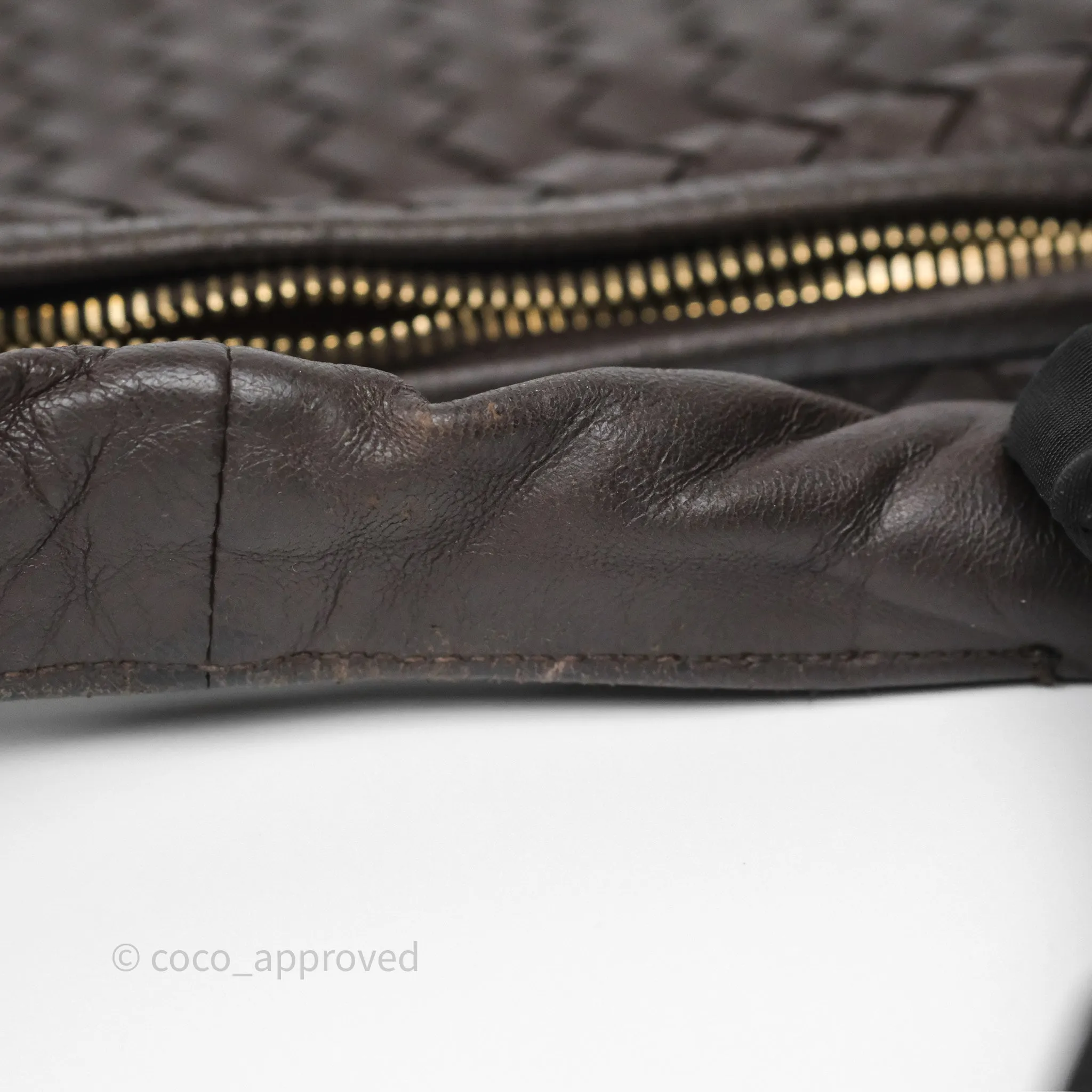 Bottega Veneta Veneta Hobo Ebano Nappa Intrecciato