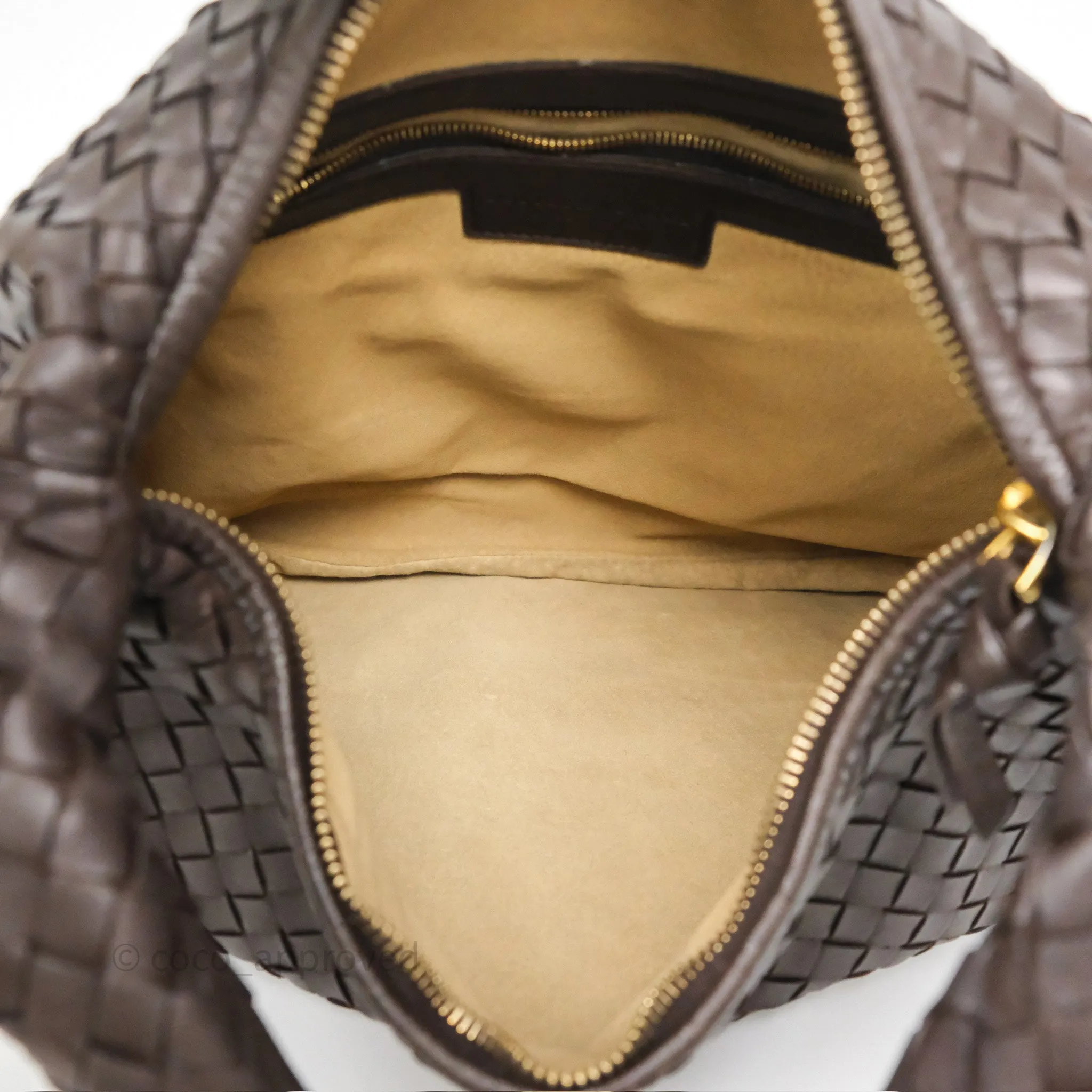 Bottega Veneta Veneta Hobo Ebano Nappa Intrecciato