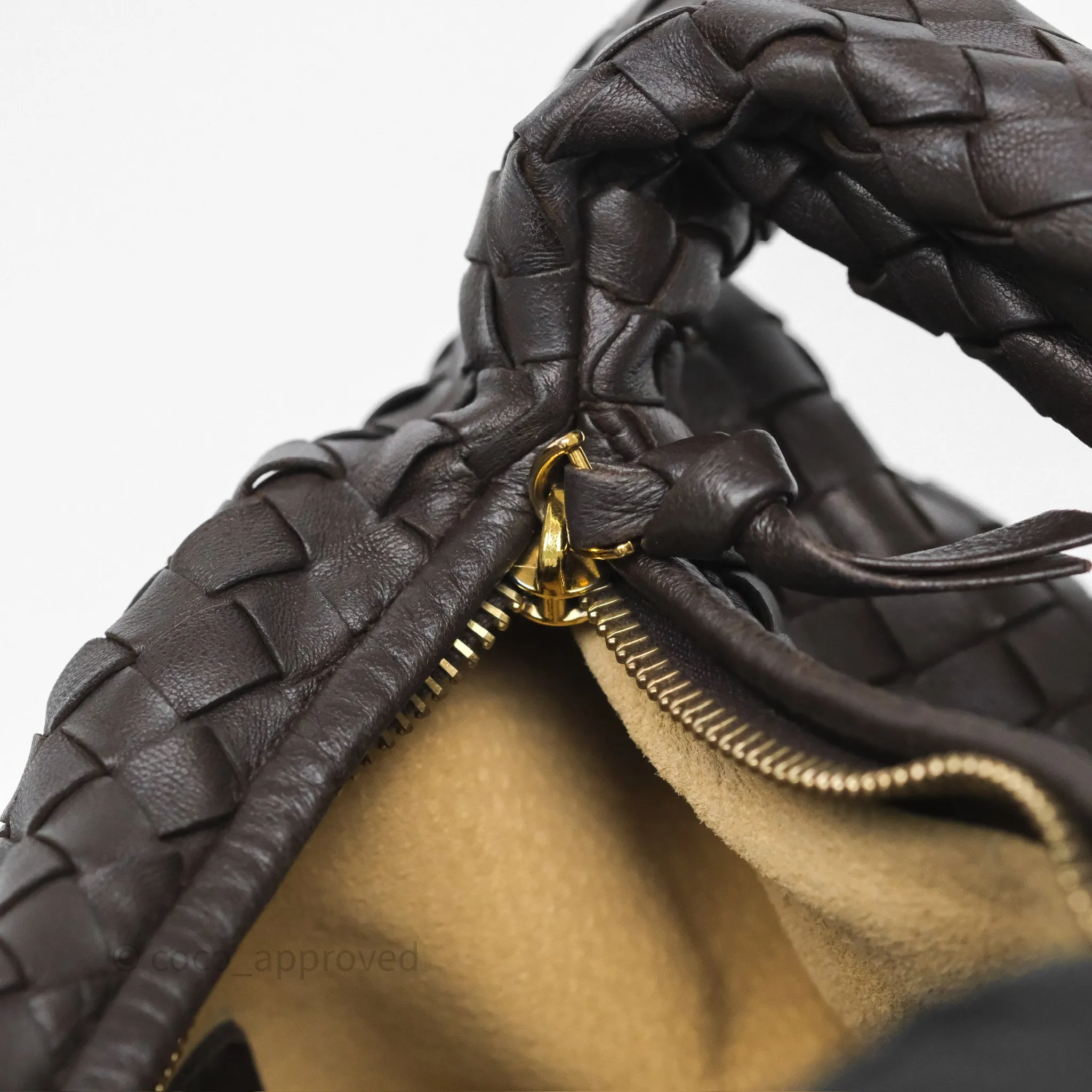 Bottega Veneta Veneta Hobo Ebano Nappa Intrecciato