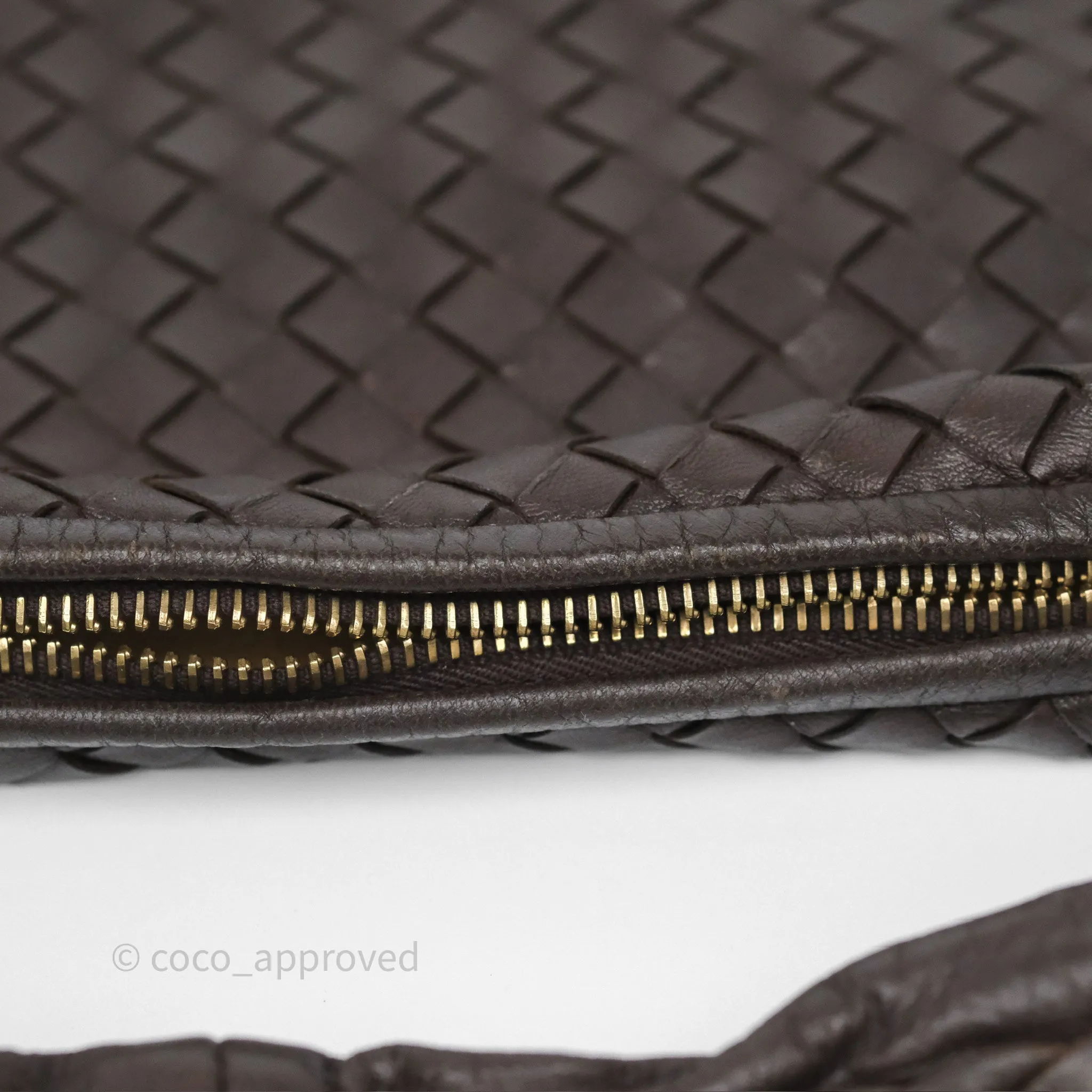 Bottega Veneta Veneta Hobo Ebano Nappa Intrecciato
