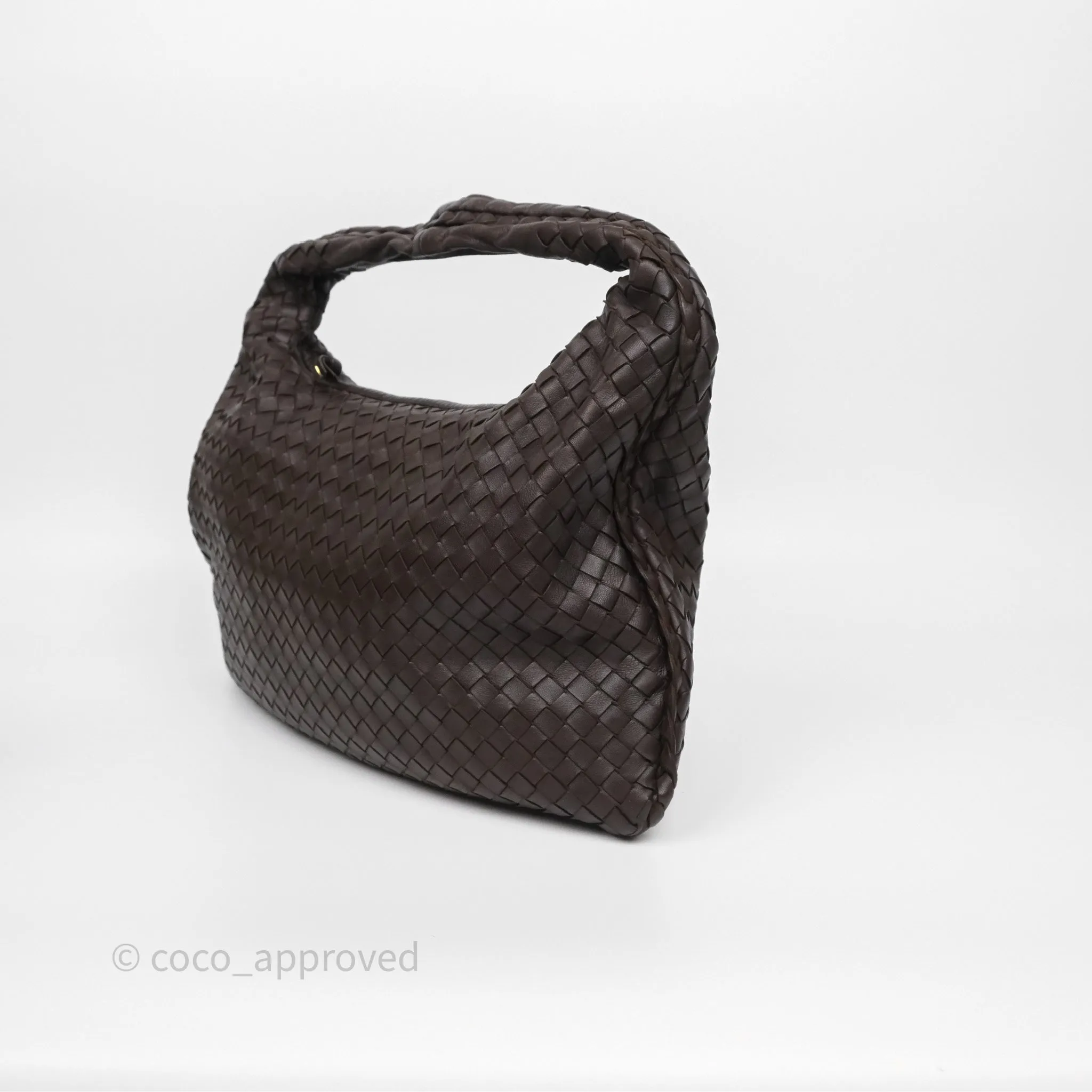 Bottega Veneta Veneta Hobo Ebano Nappa Intrecciato