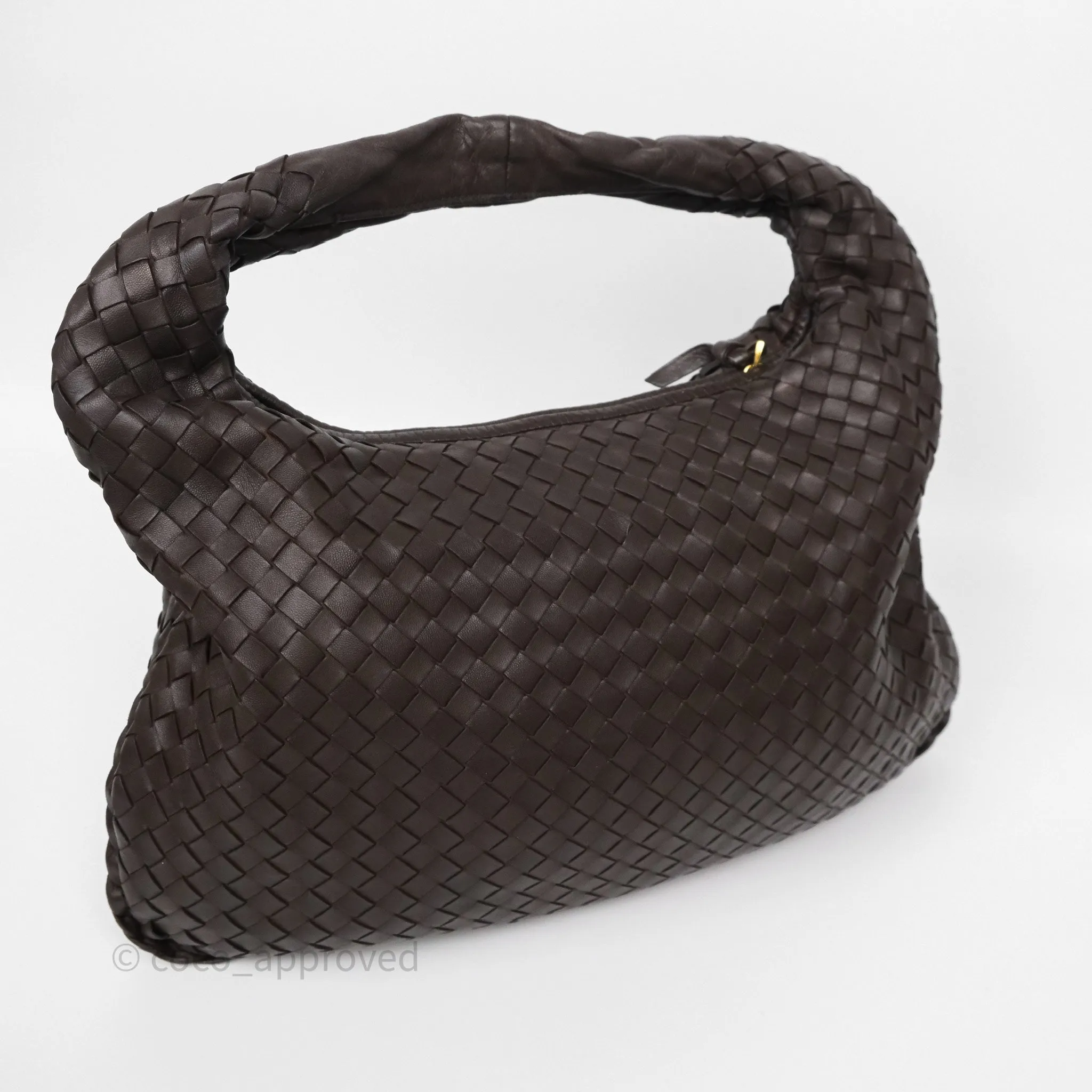 Bottega Veneta Veneta Hobo Ebano Nappa Intrecciato