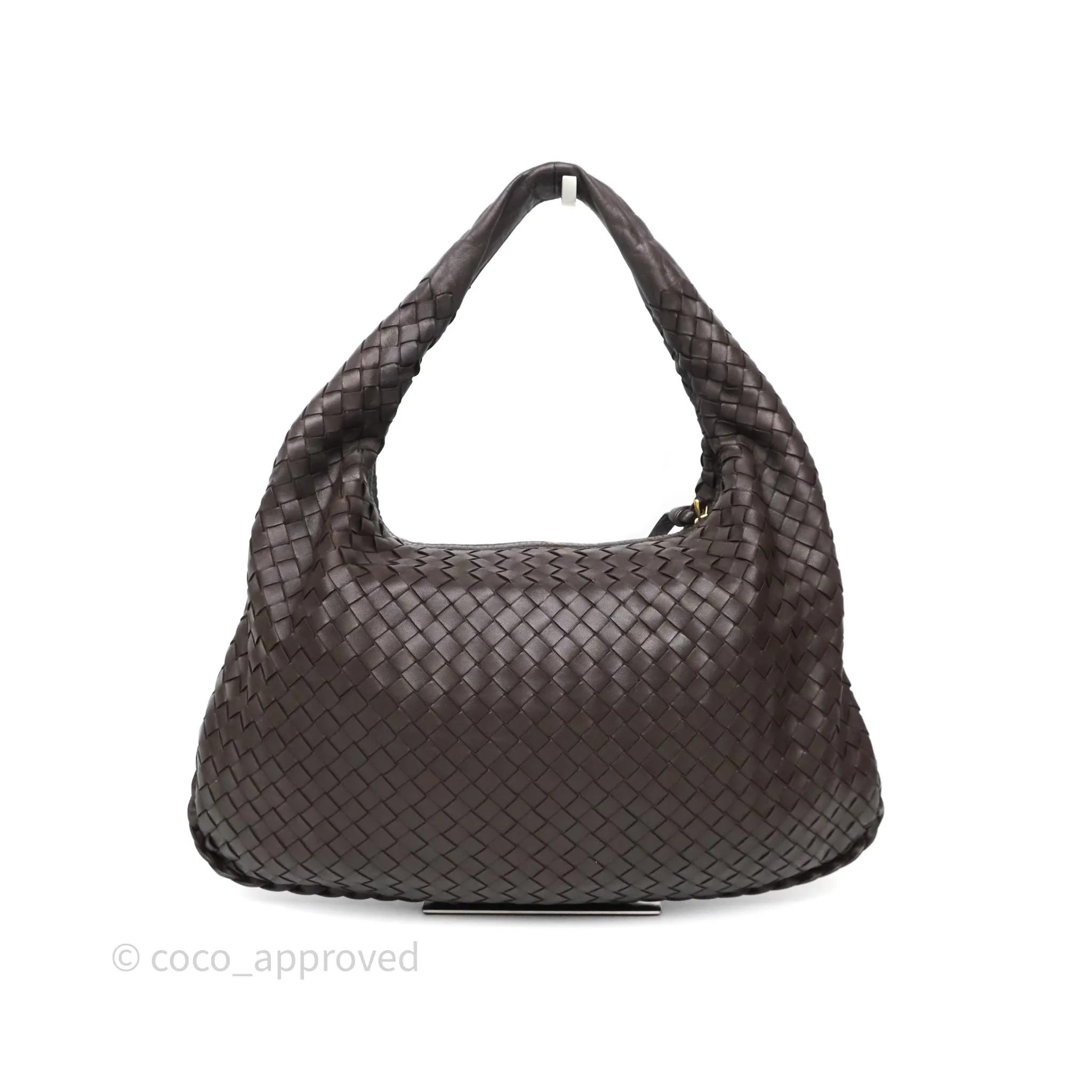 Bottega Veneta Veneta Hobo Ebano Nappa Intrecciato