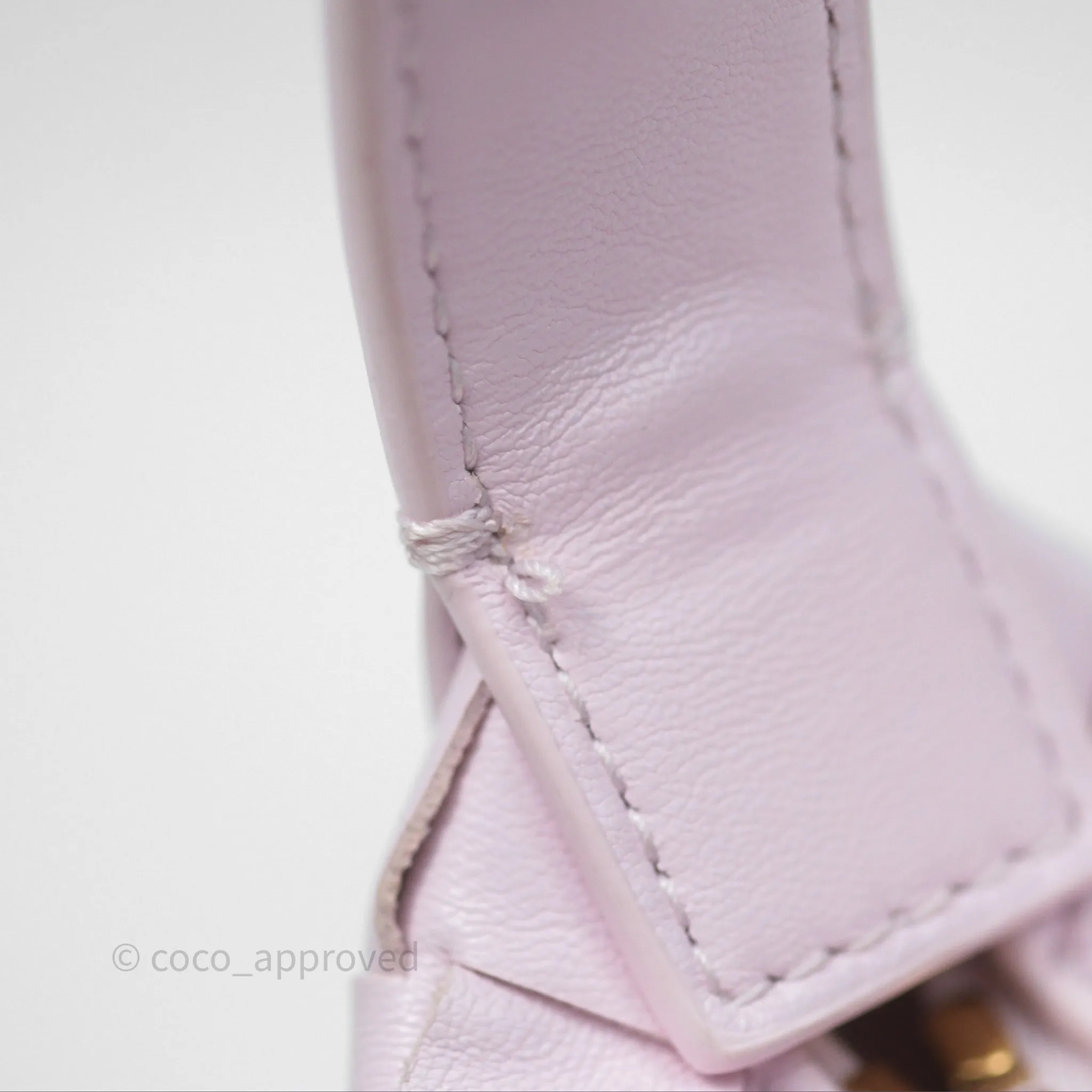 Bottega Veneta Wallace Pink Intrecciato Gold Hardware