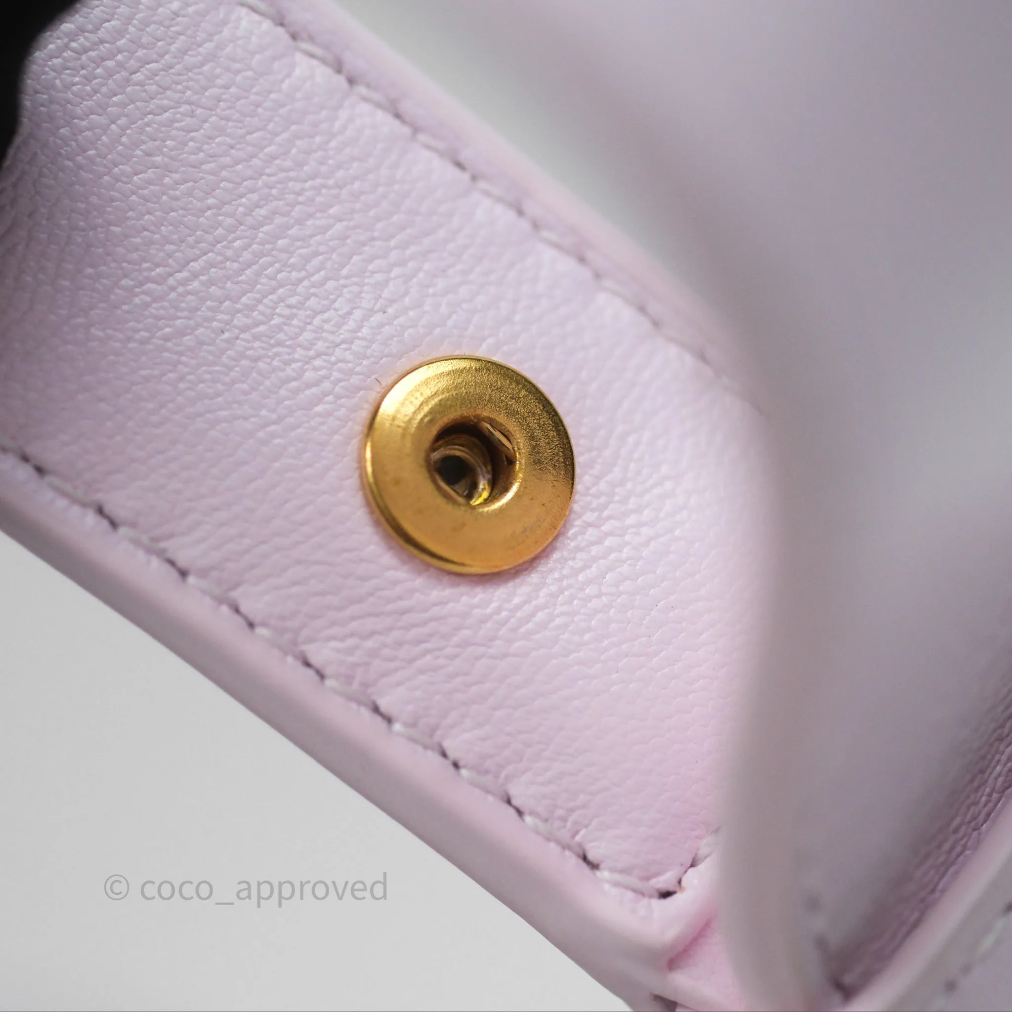 Bottega Veneta Wallace Pink Intrecciato Gold Hardware