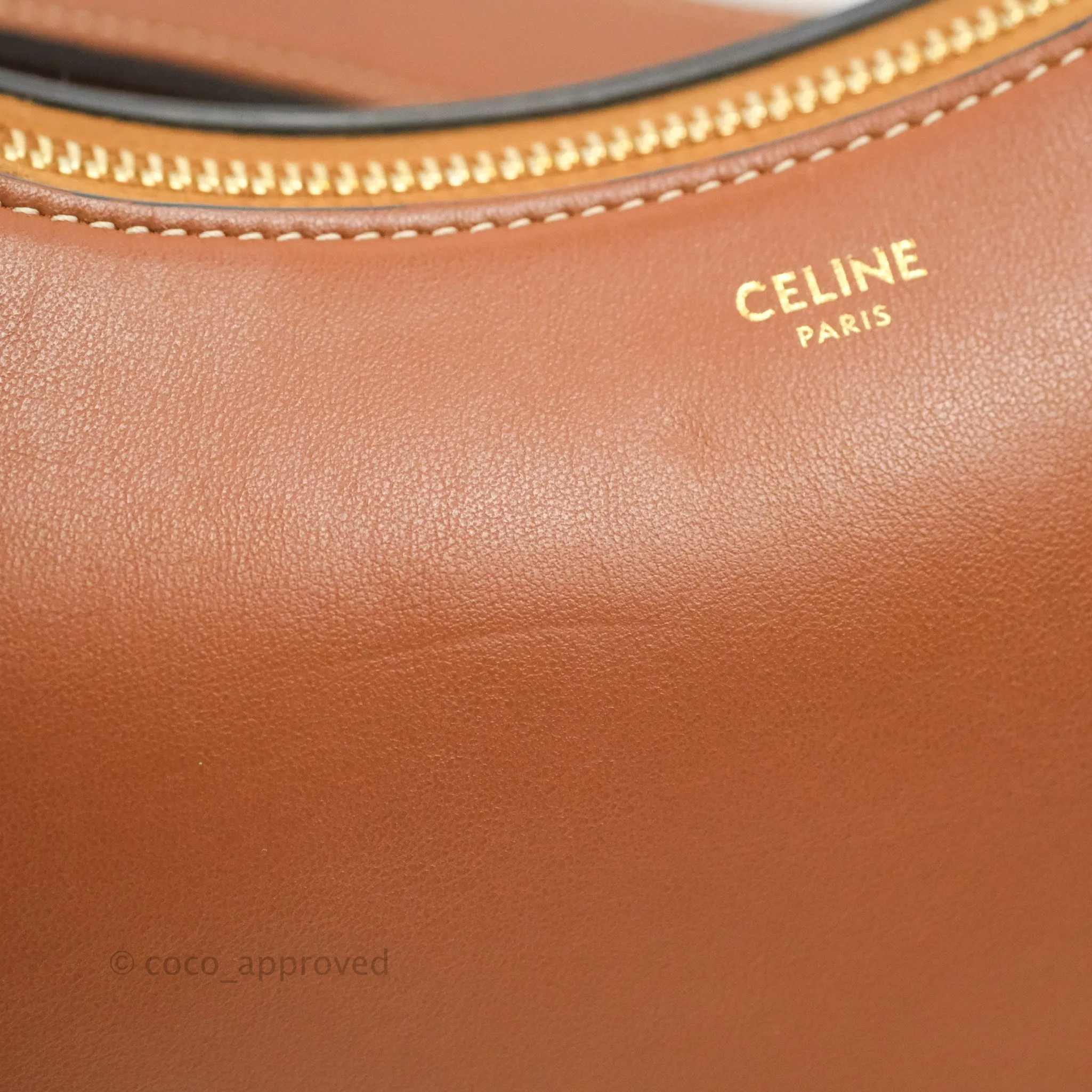 Celine Ava Bag In Smooth Calfskin Tan