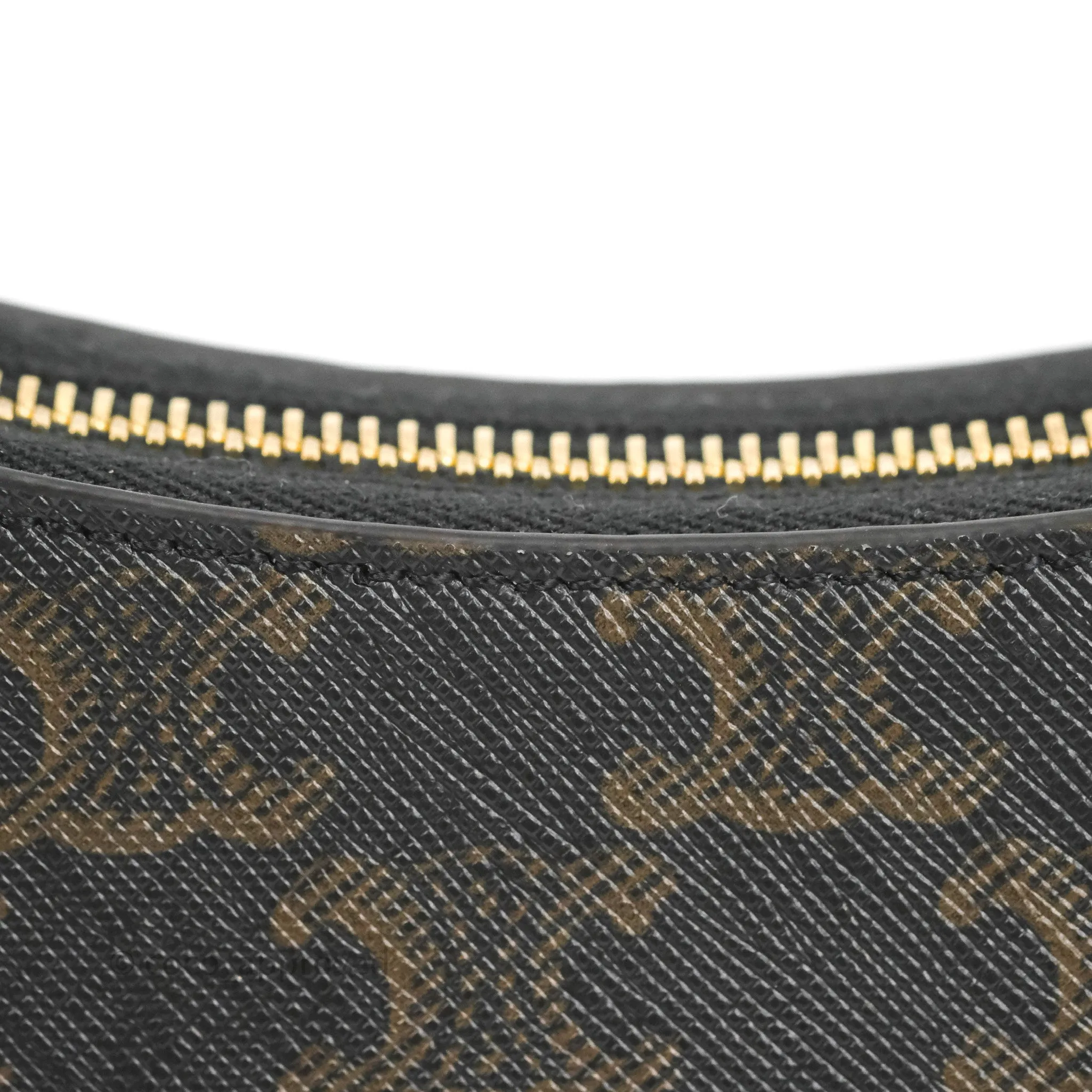 Celine Ava Bag In Triomphe Canvas Calfskin Tan