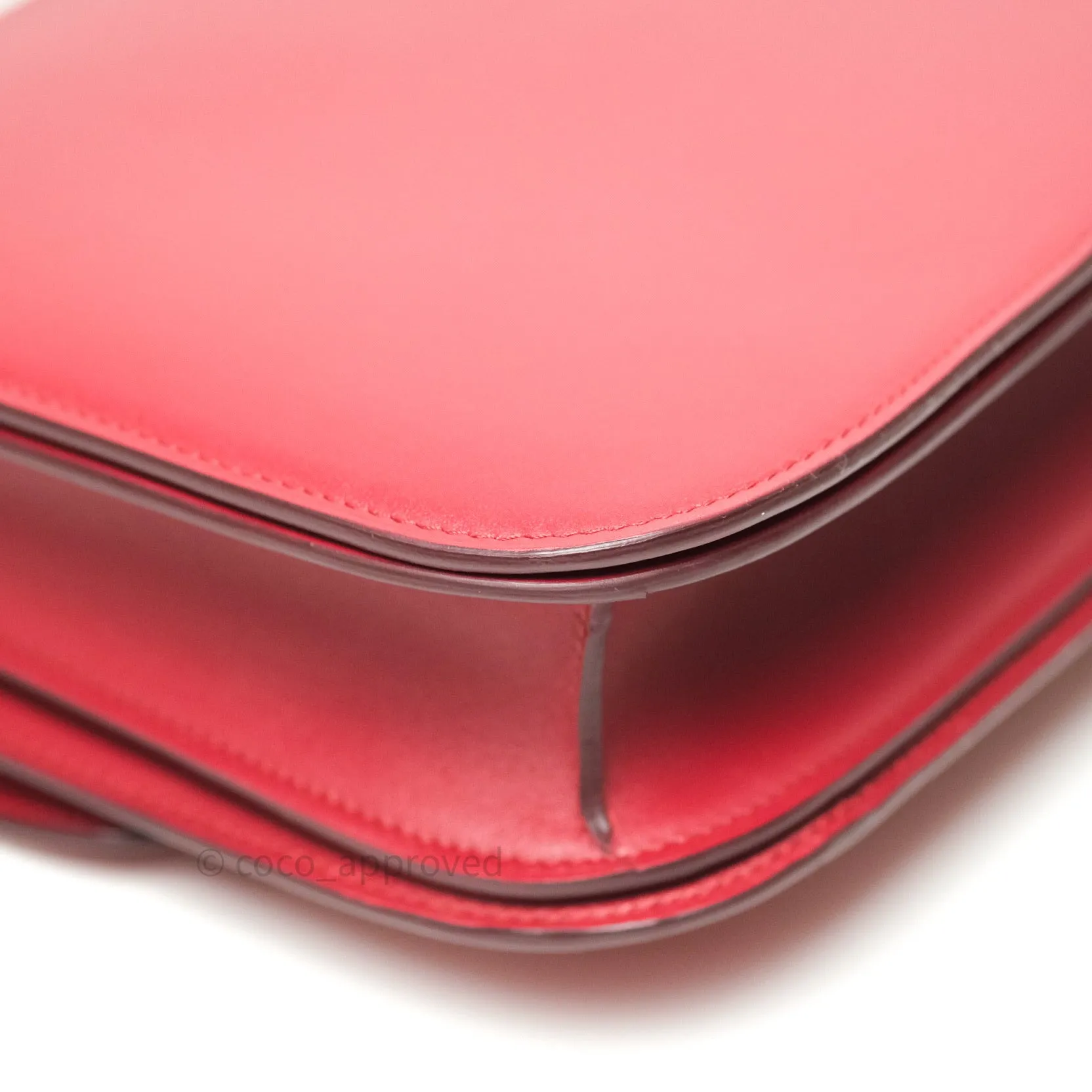 Celine Box Calfskin Medium Classic Box Flap Red