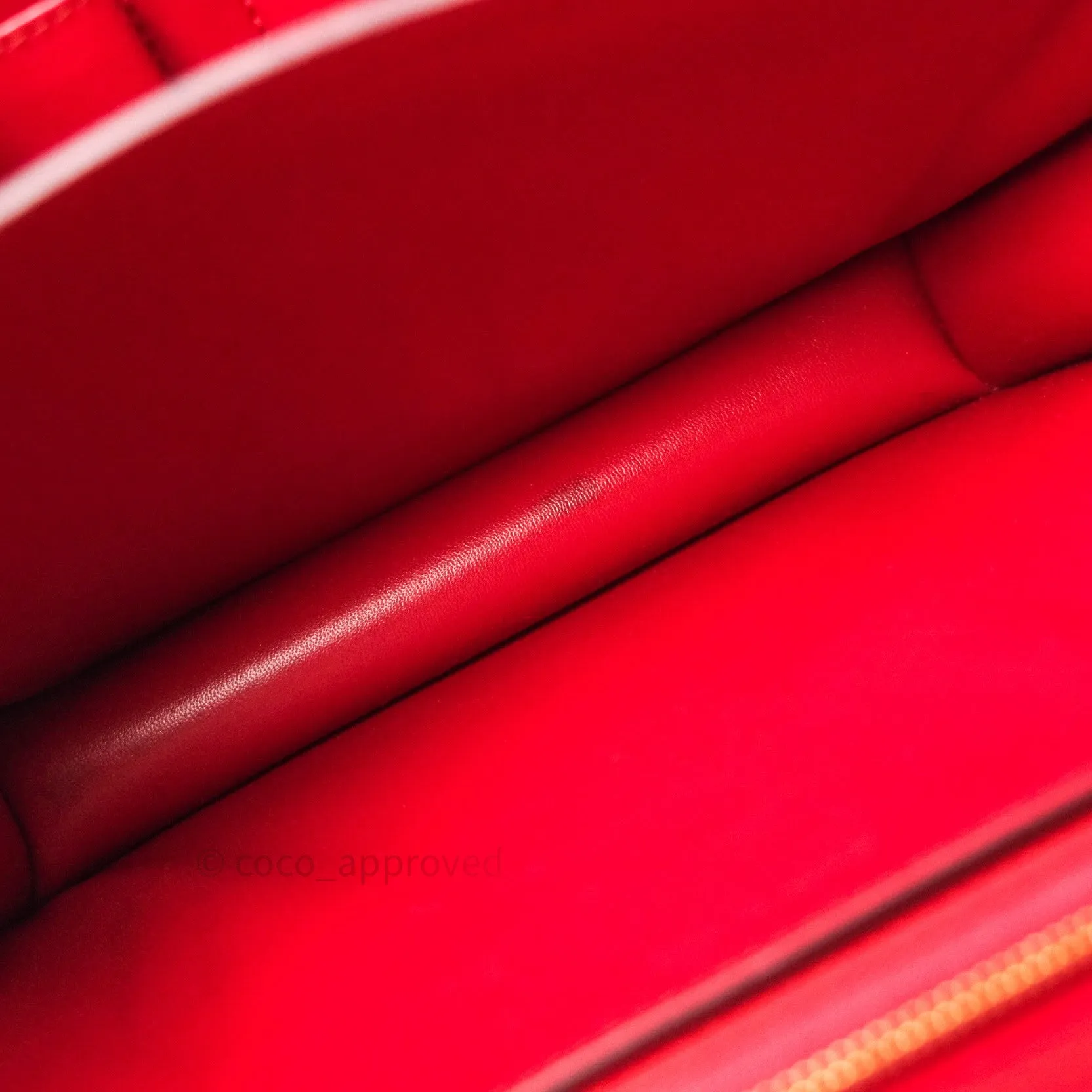 Celine Box Calfskin Medium Classic Box Flap Red