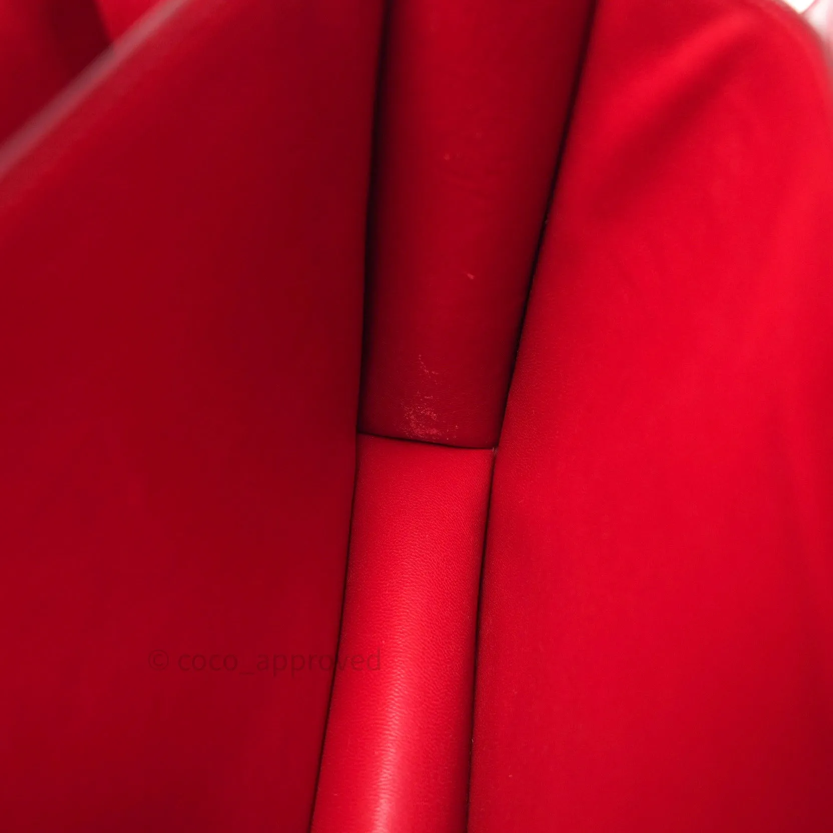 Celine Box Calfskin Medium Classic Box Flap Red