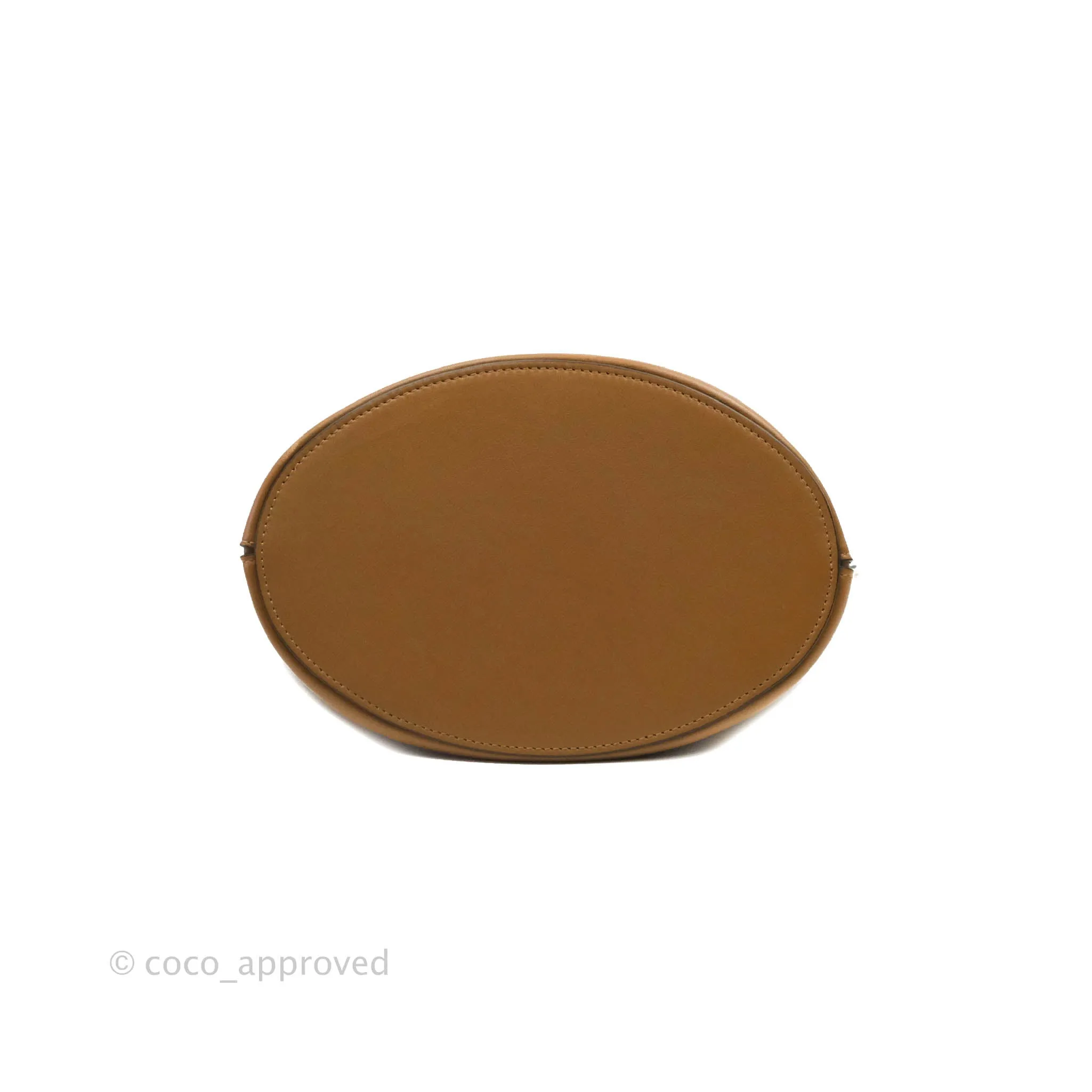 Celine Clasp Bucket Bag Brown