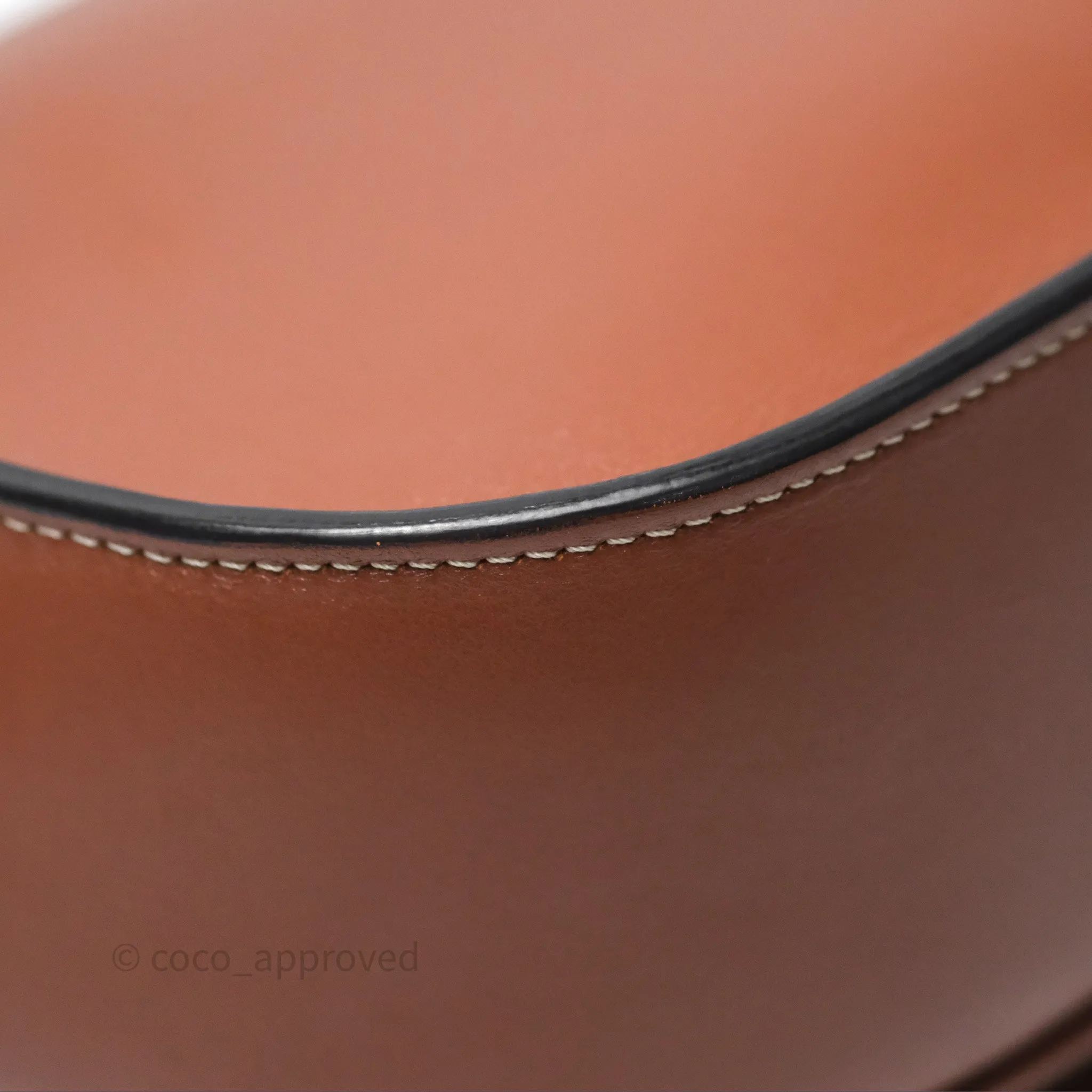 Celine Folco Cuir Triomphe in Smooth Calfskin Tan